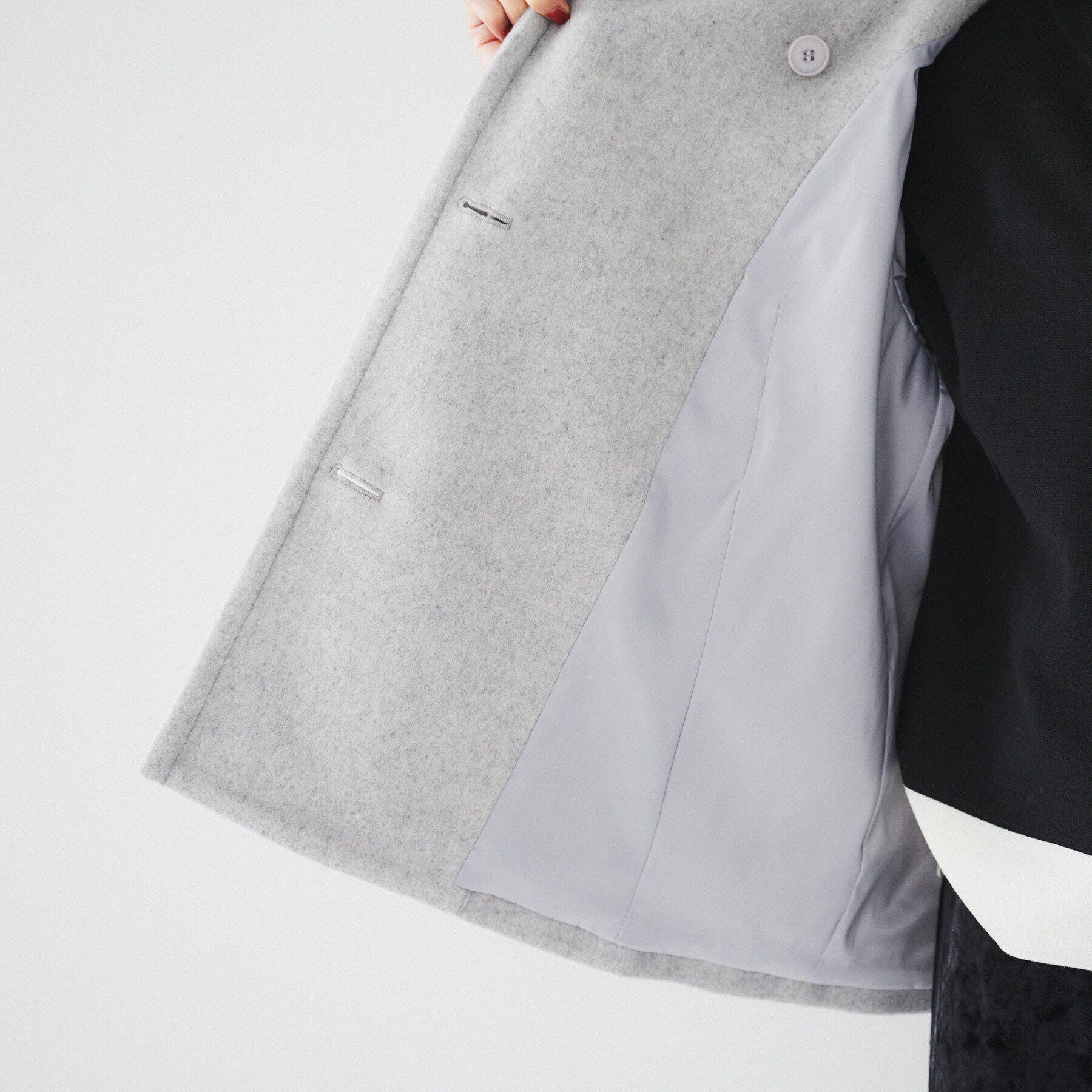 UNTITLED「【日本製】2WAYウールショートコート」|その他|