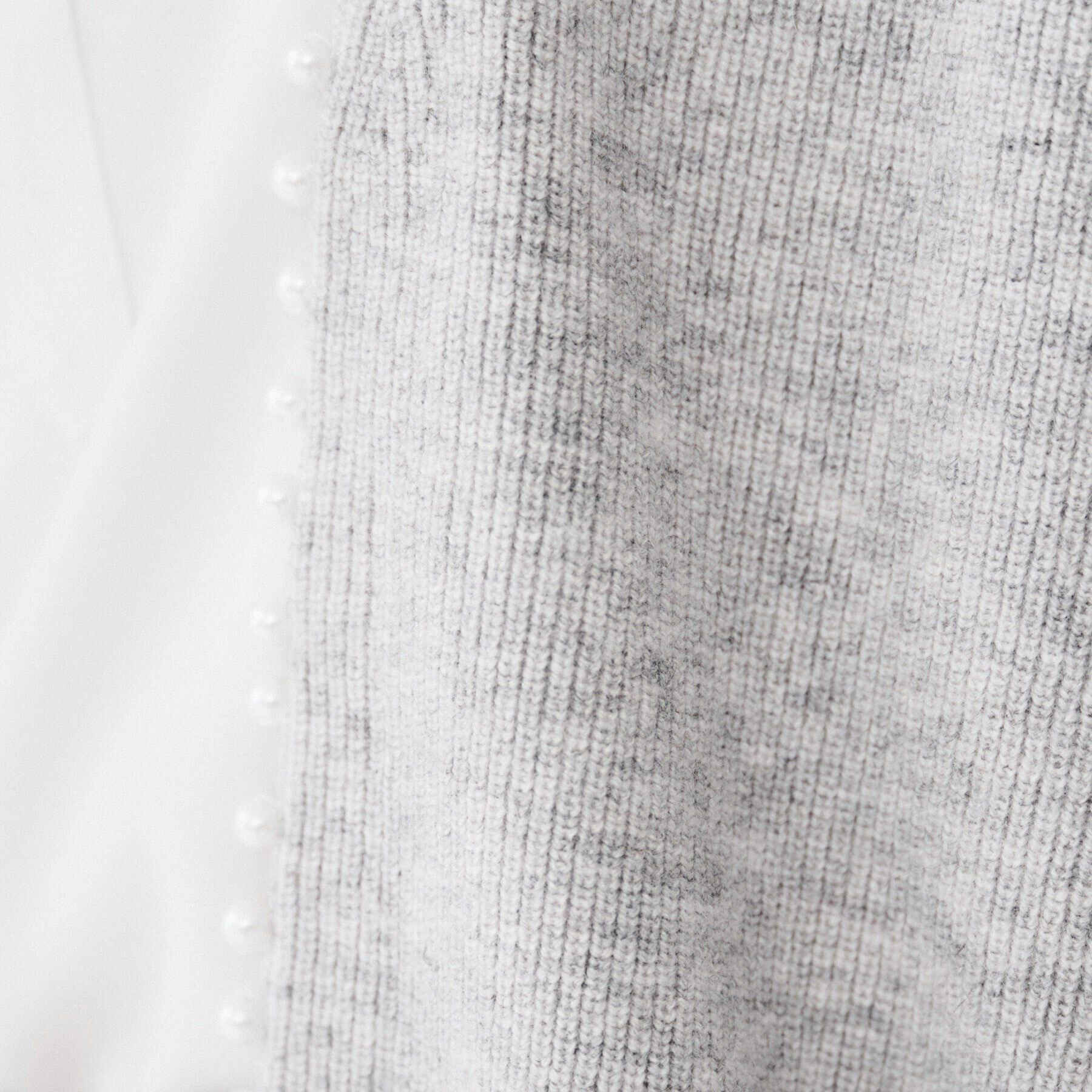 UNTITLED「【洗える/ボレロ】パール調付きニットカーディガン」|カーディガン|