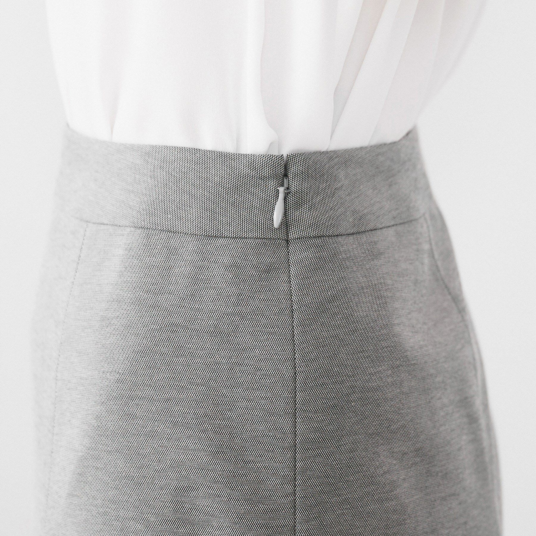 UNTITLED「【通勤スーツ】コットン混ジャージ マーメイドスカート」|スカート|