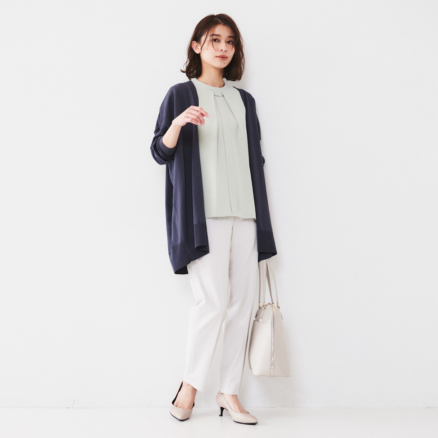 UNTITLED「【通勤／二の腕カバー】メタルパーツブラウス」|シャツ・ブラウス|