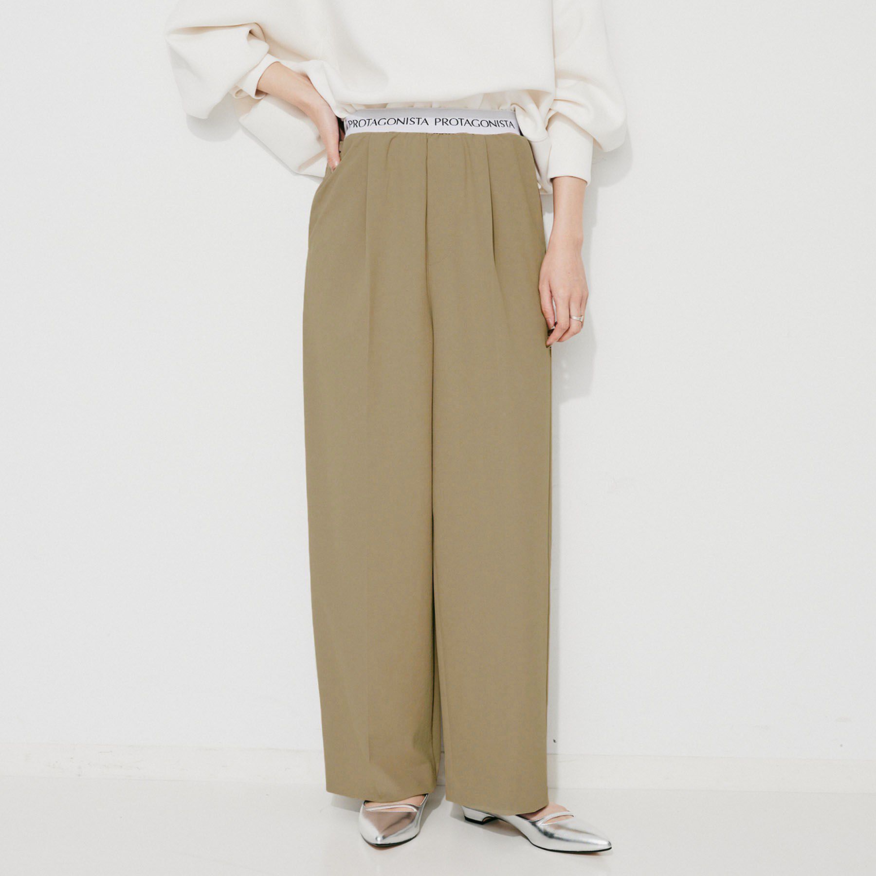 UNTITLED「【PROTAGPNISTA】QUICK DRY WAIST LOGO PANTS」|その他|