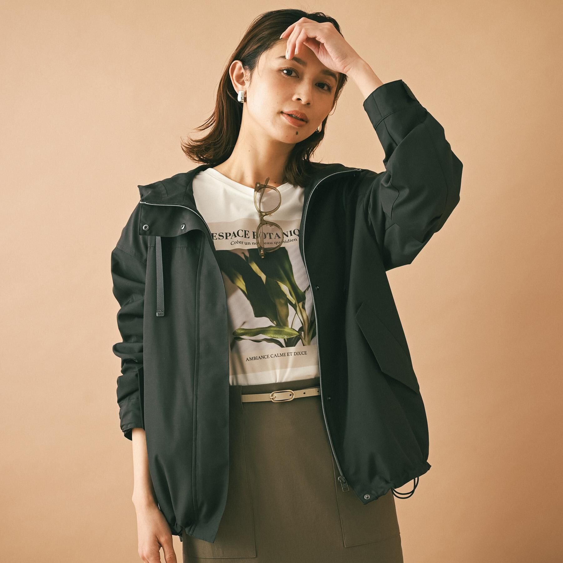 UNTITLED「【はっ水/ライトアウター】リラクシーマウンテンパーカー」|ブルゾン・スタジャン|チャコールグレー(0