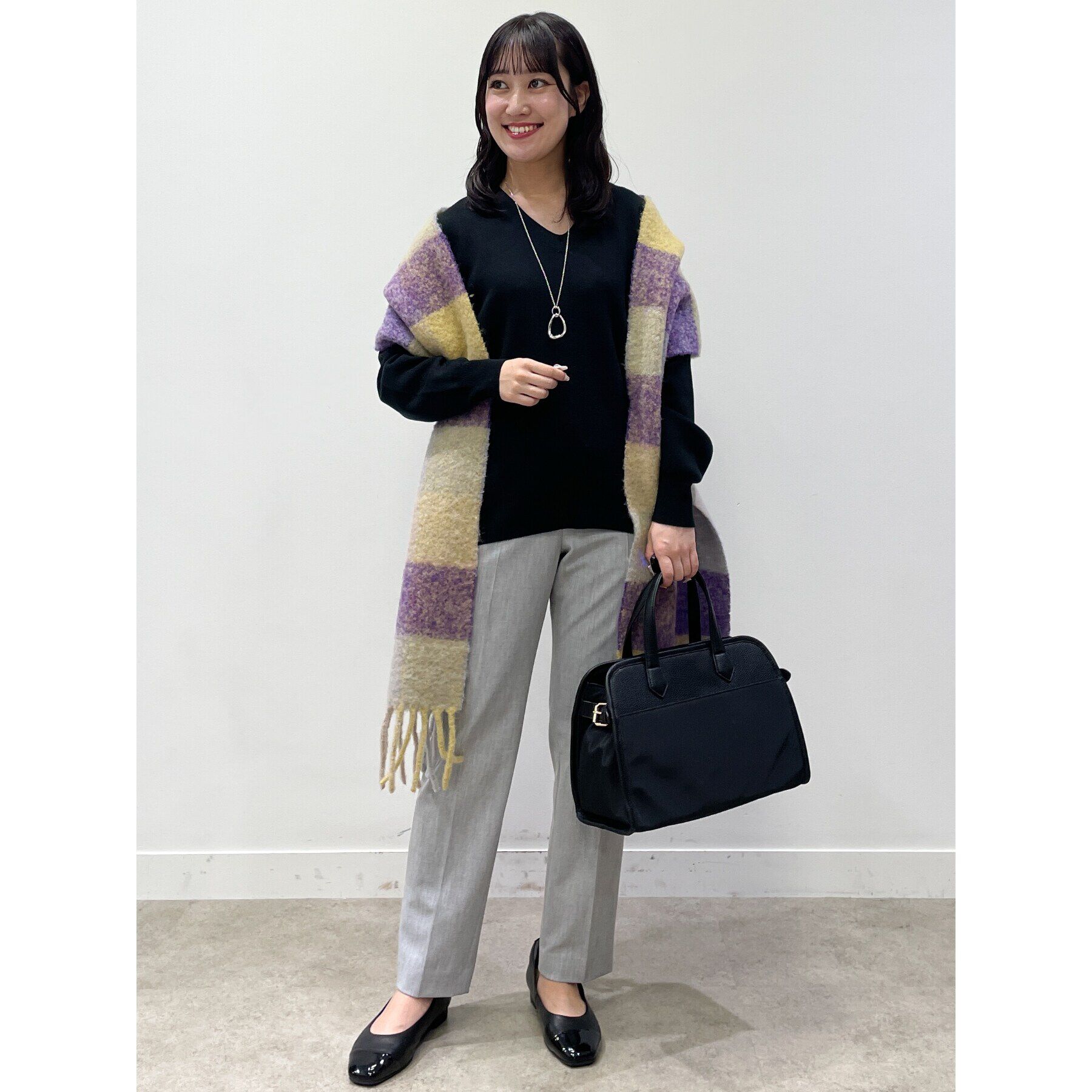 Reflect「モヘヤ混チャンキーマフラー」|ストール|