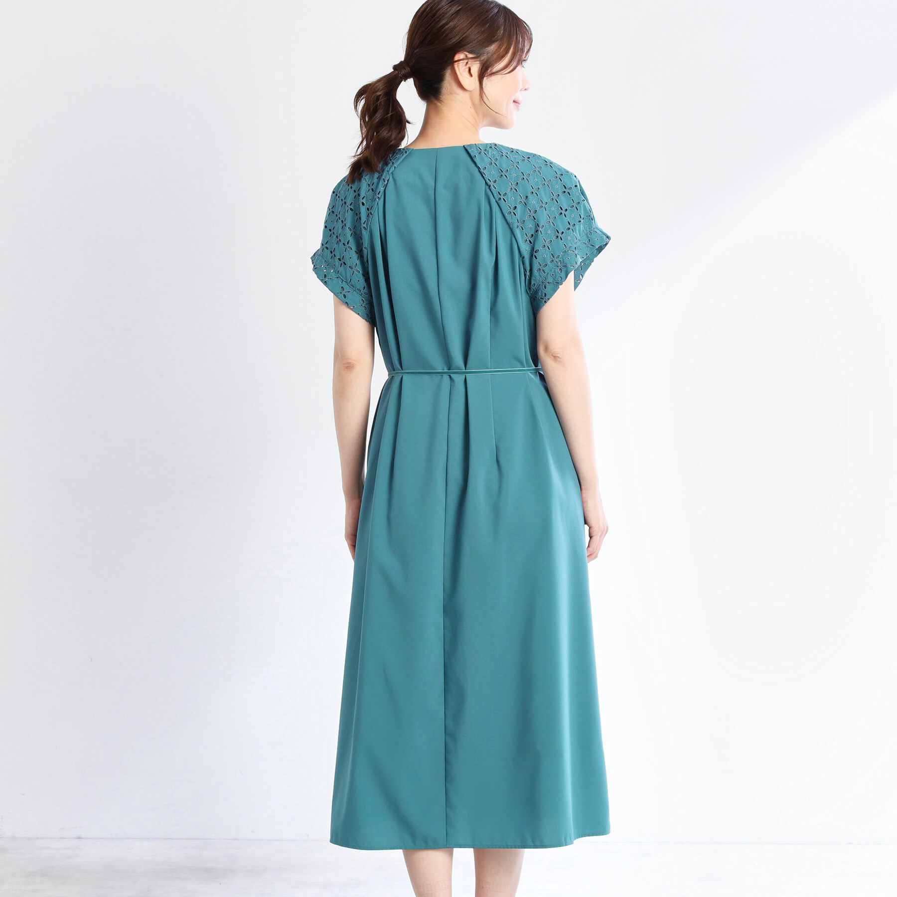 Reflect「カットワークレーススリーブワンピース」|ワンピース|