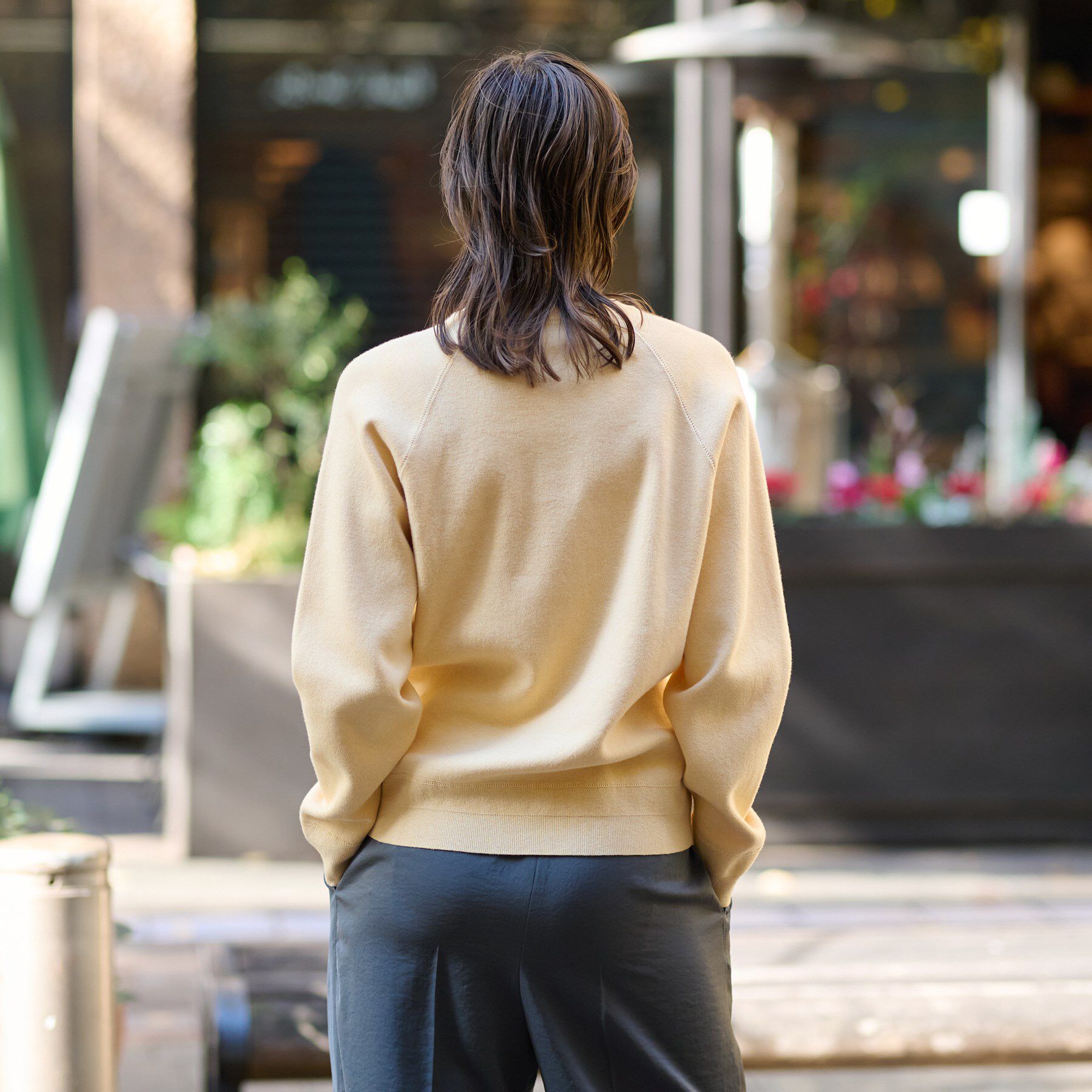 DRESSTERIOR「【洗える】ウォッシャブル コットンカシミヤ混ニット」|ニット・セーター|