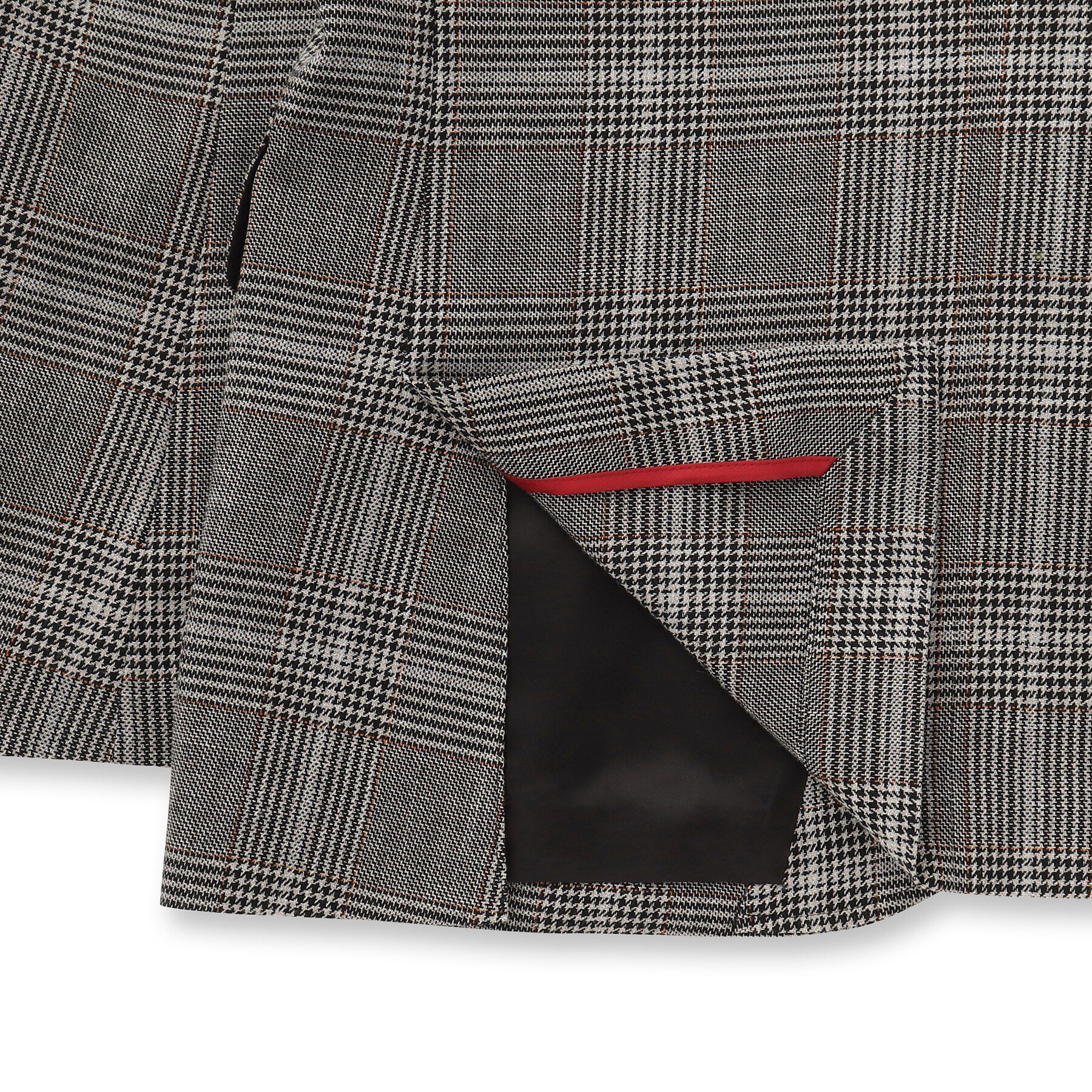 DRESSTERIOR「ウールコットン グレンチェックジャケット」|テーラードジャケット|