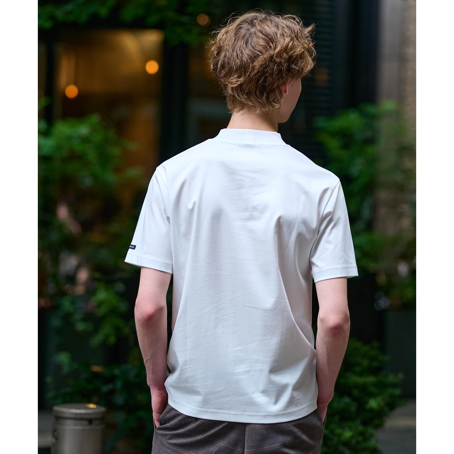 DRESSTERIOR「【接触冷感/抗菌防臭/消臭】ICE CLEAR COTTON モックネックT」|Tシャツ・カットソー|