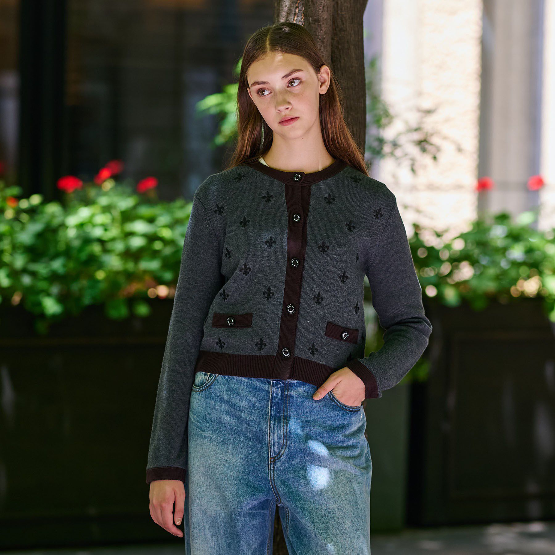 DRESSTERIOR「リリィクレストカーディガン」|カーディガン|