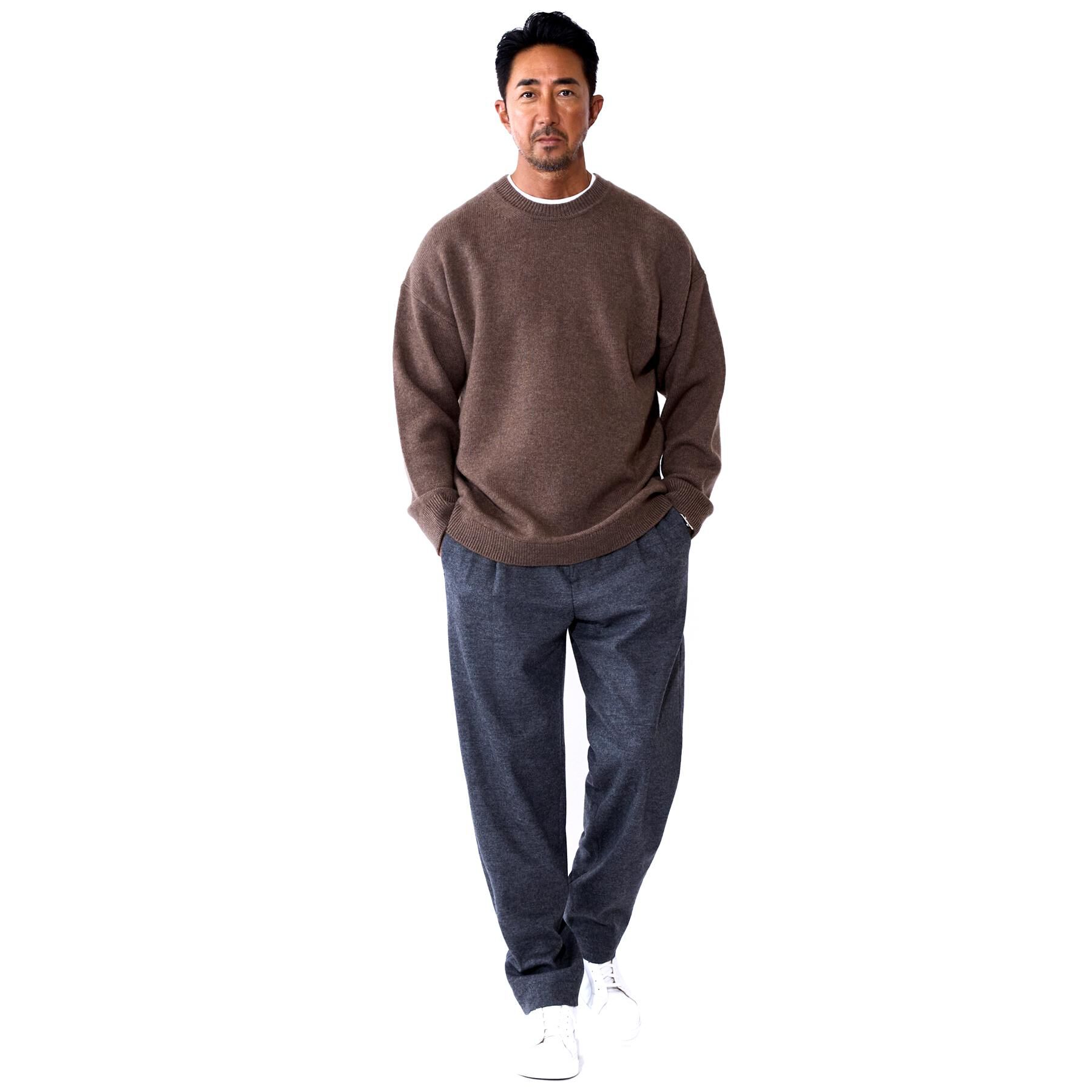 DRESSTERIOR「【干場義雅&times;DRESSTERIOR】ウールカシミヤニット」|ニット・セーター|