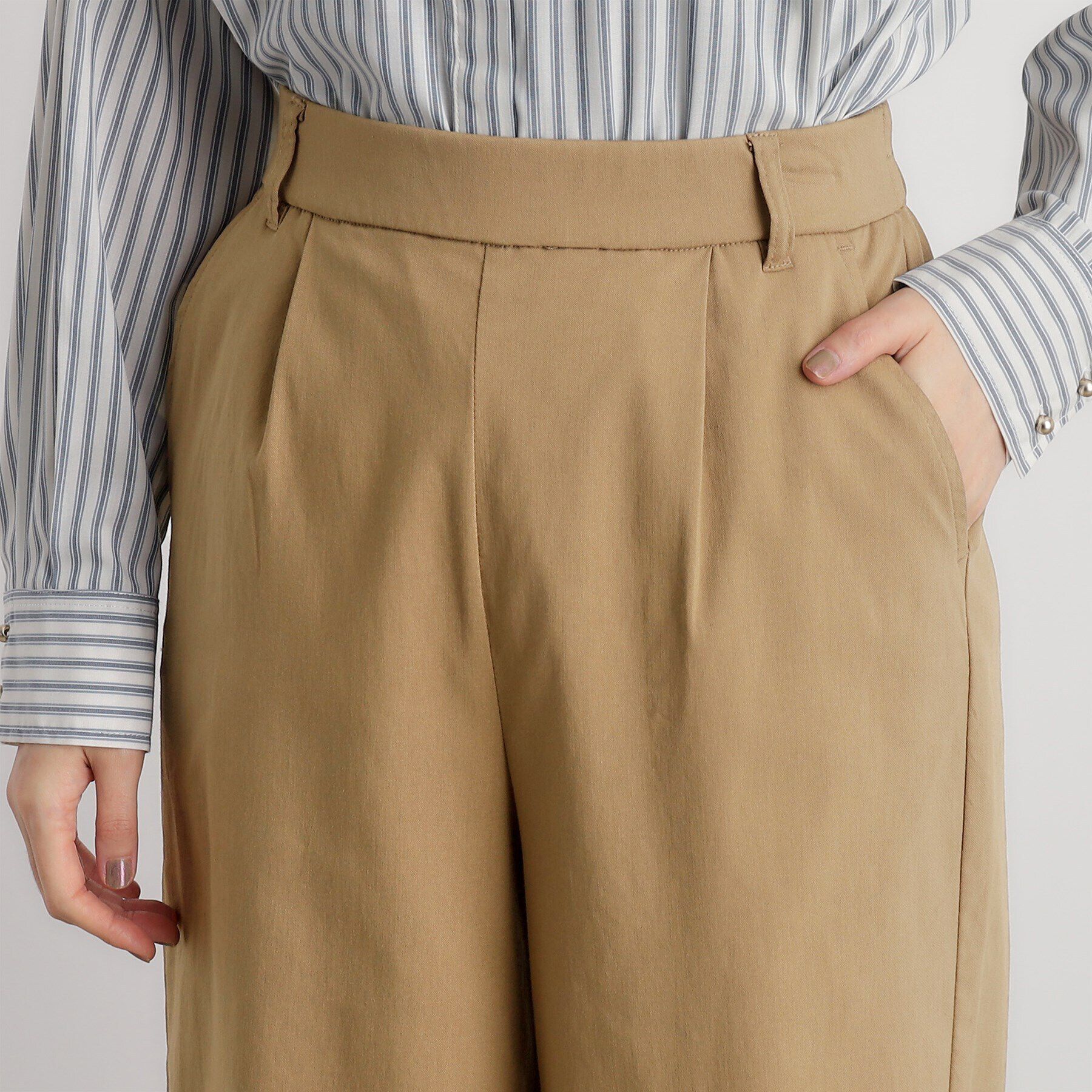 grove「【接触冷感】ハイパーストレッチワイドパンツ」|その他|