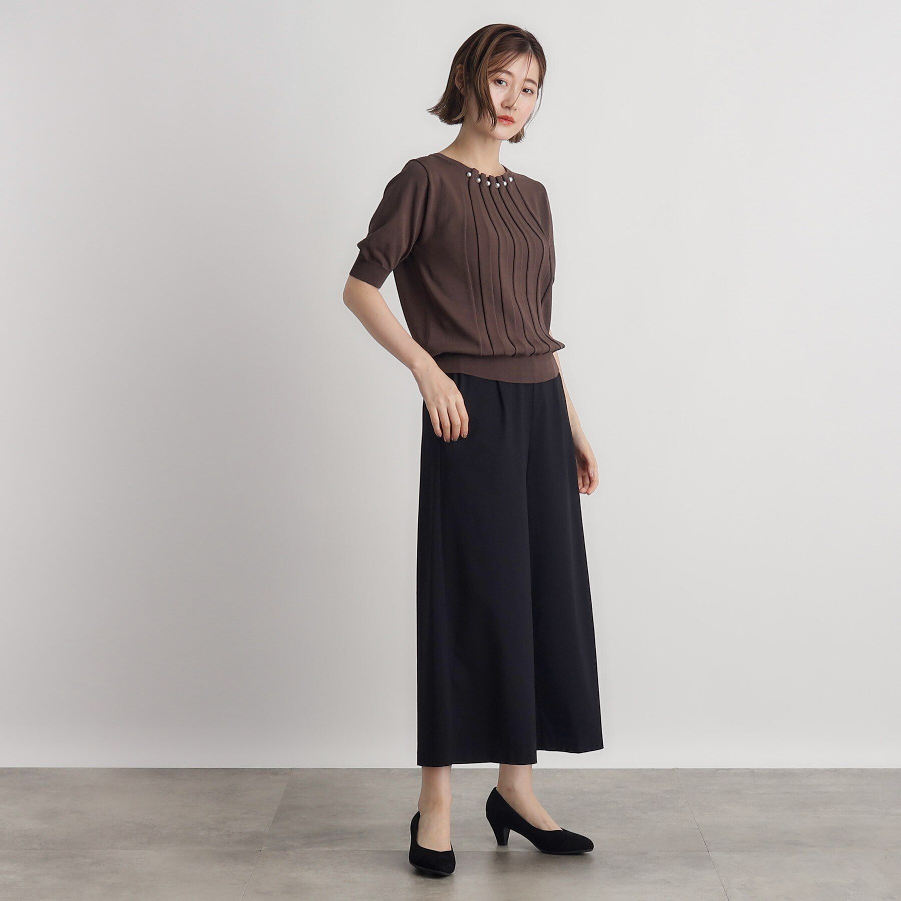 grove「【接触冷感】ハイパーストレッチワイドパンツ」|その他|