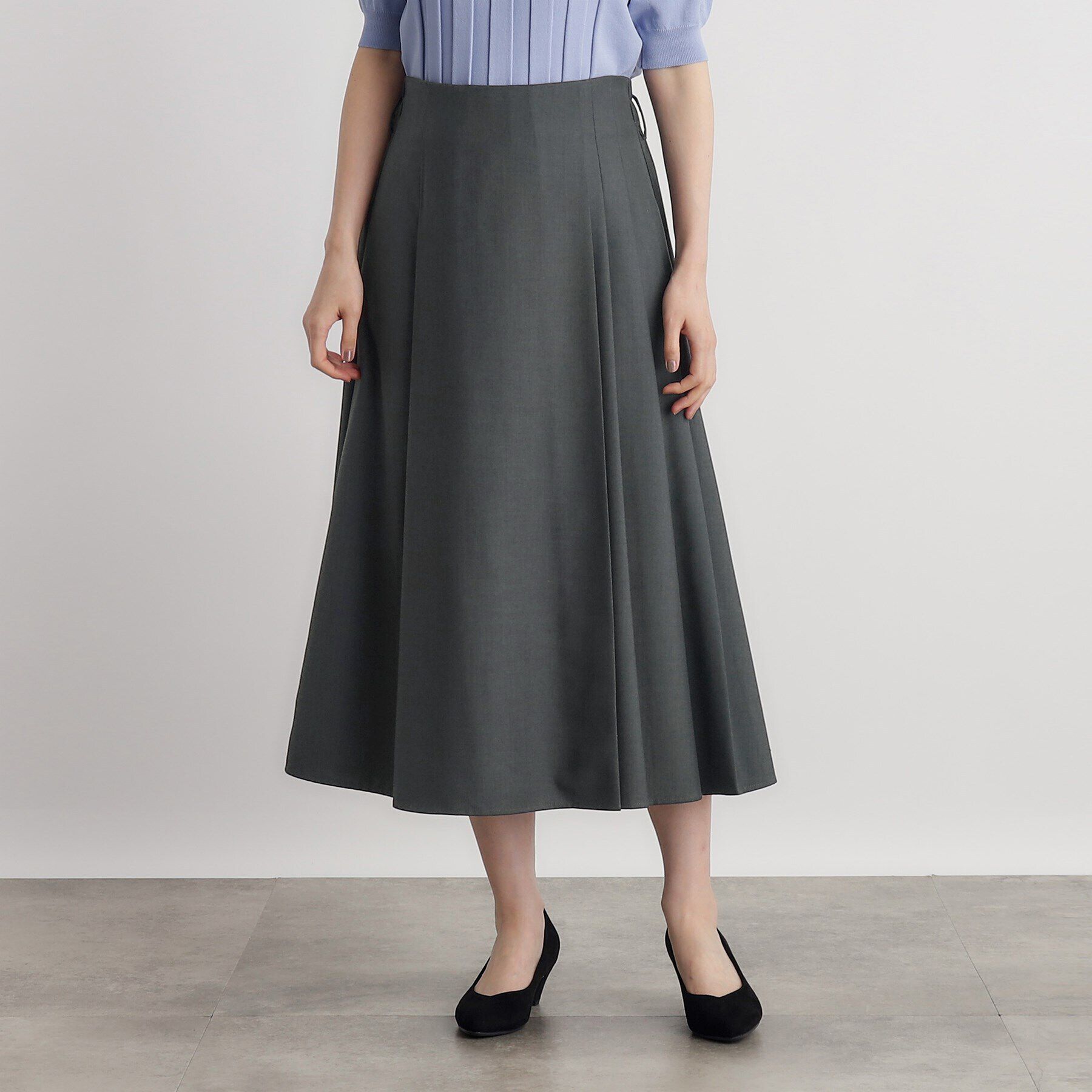 grove「くるみバックルラップ風スカート」|スカート|