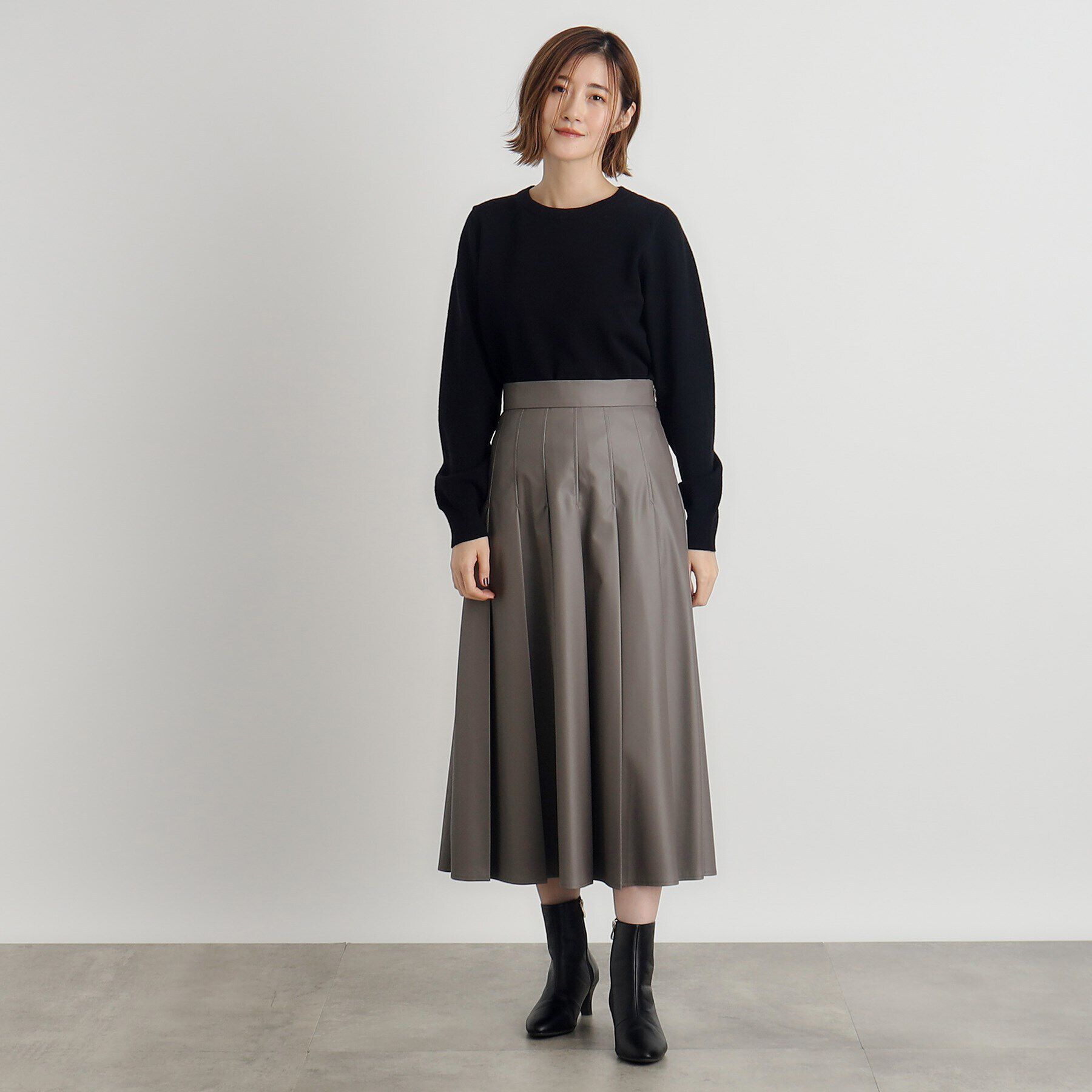 grove「取り外し衿付きニットプルオーバー」|ニット・セーター|