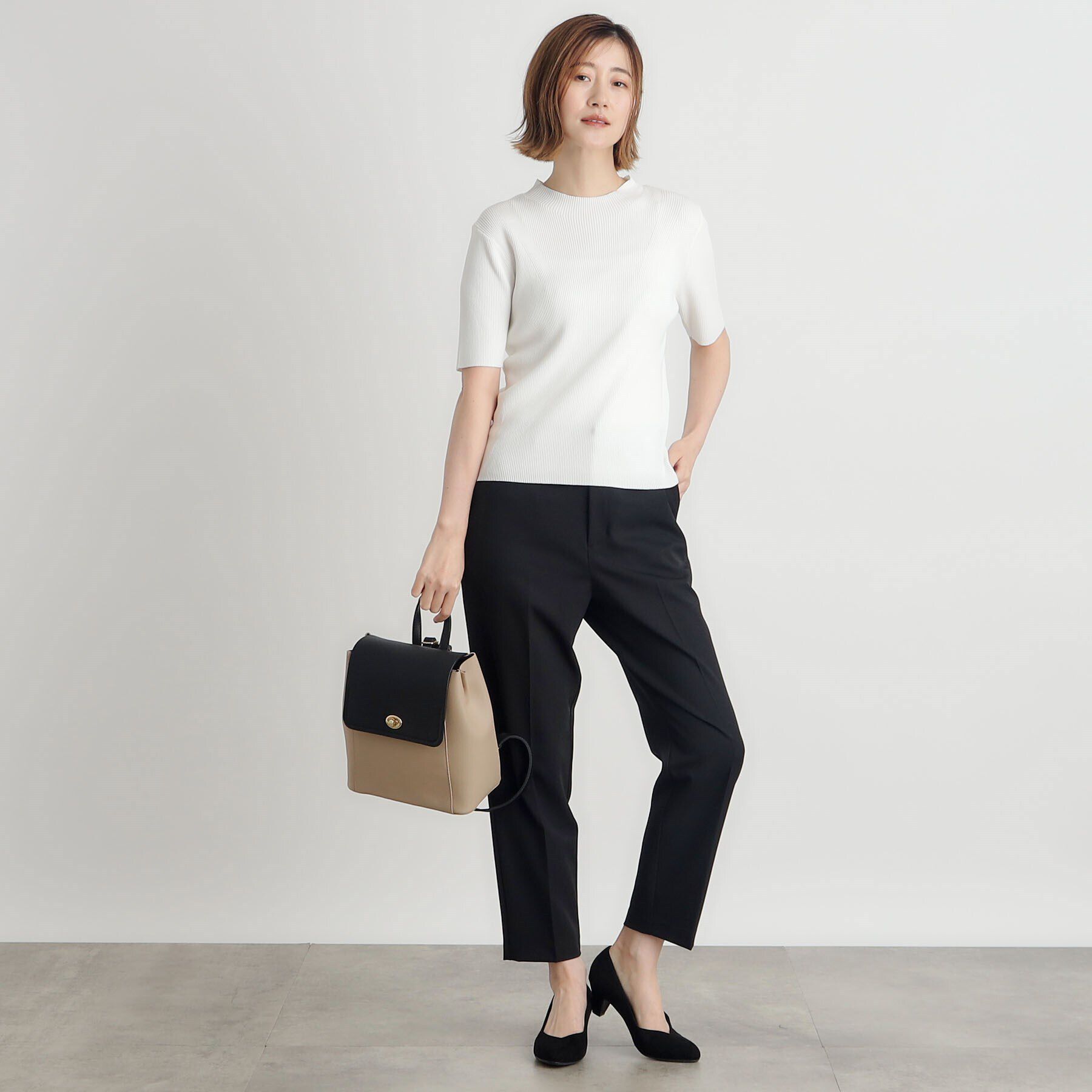 grove「合成皮革中仕切りリュック」|リュック|