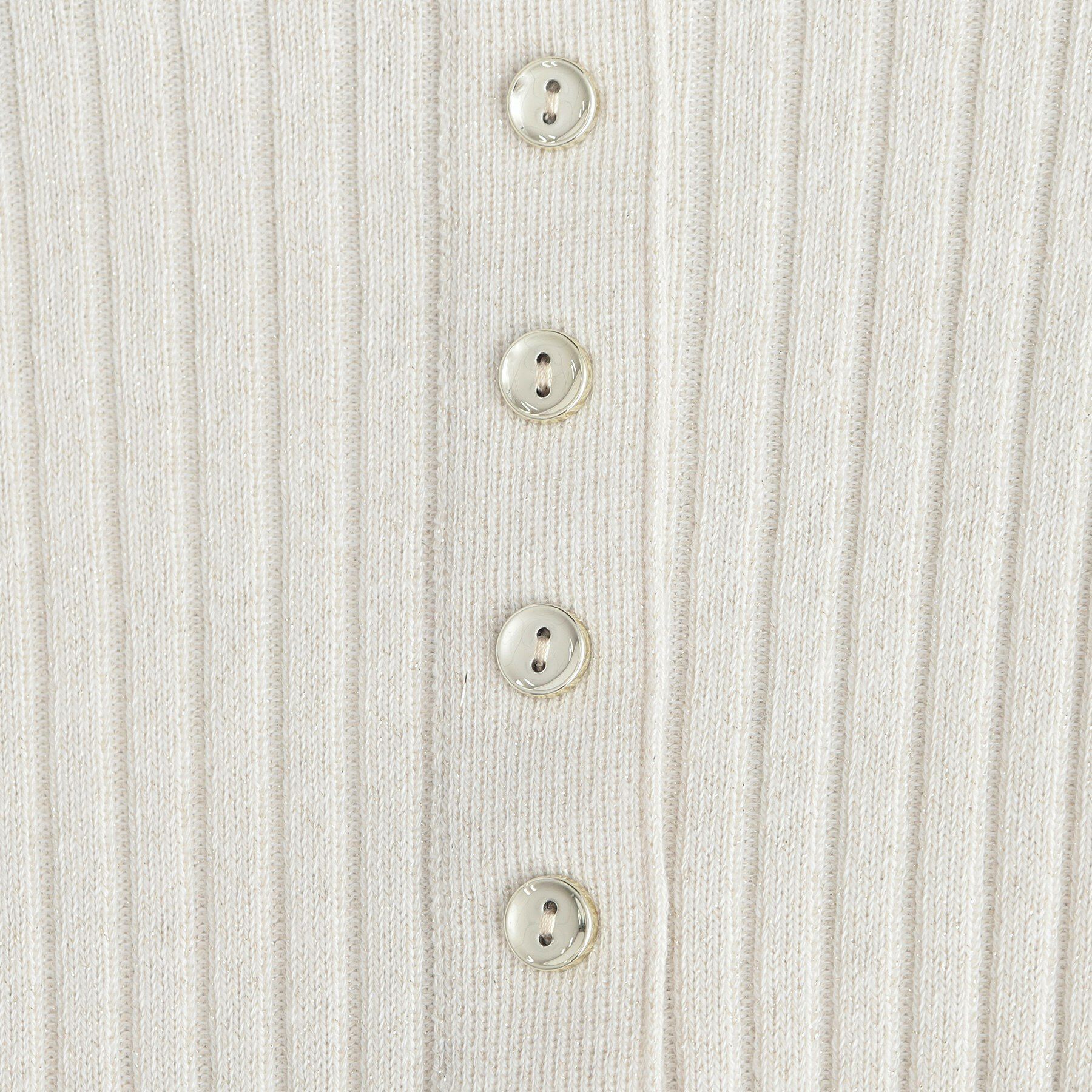 grove「バック釦ラメリブニットプルオーバー」|ニット・セーター|