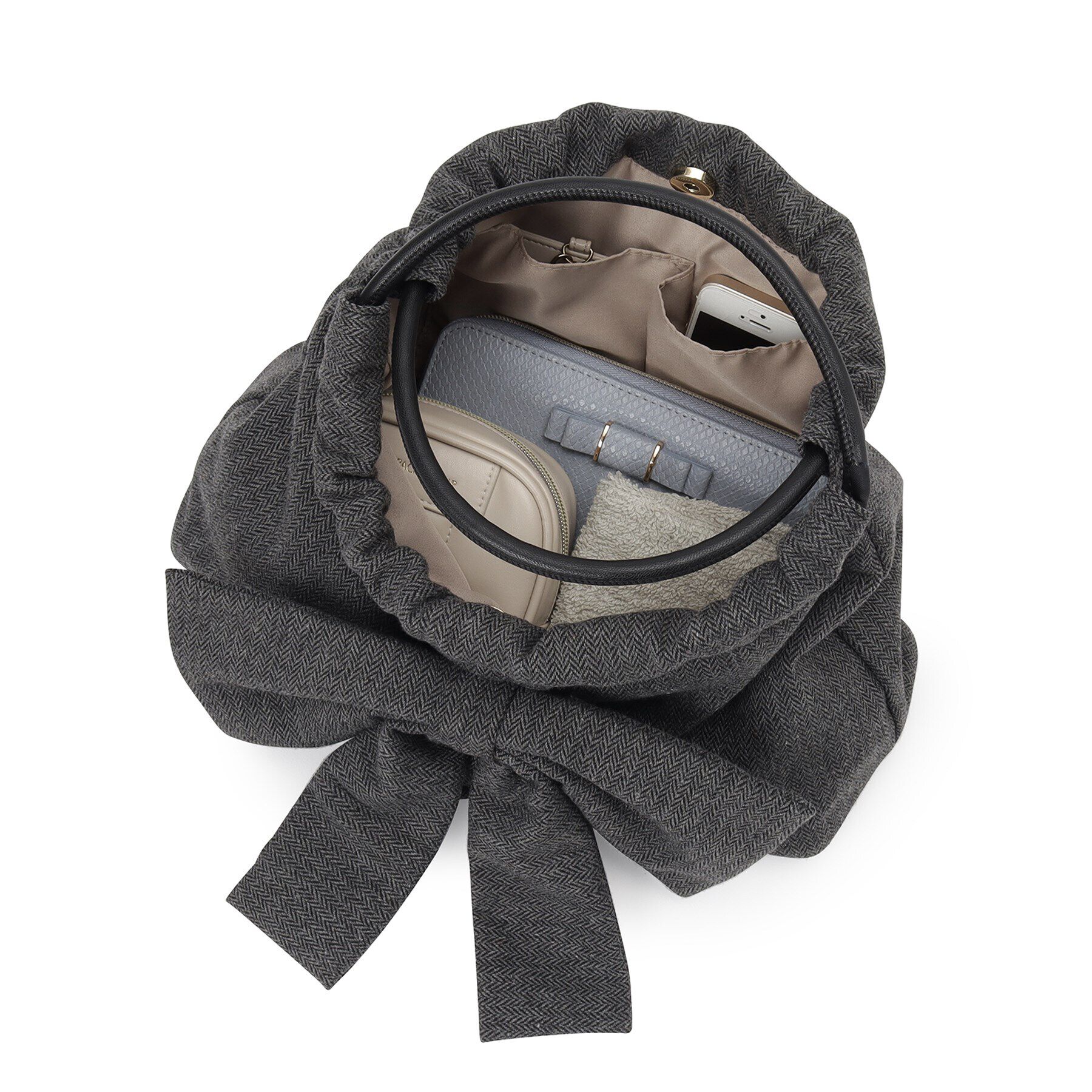 grove「リボンギャザートート」|トートバッグ|