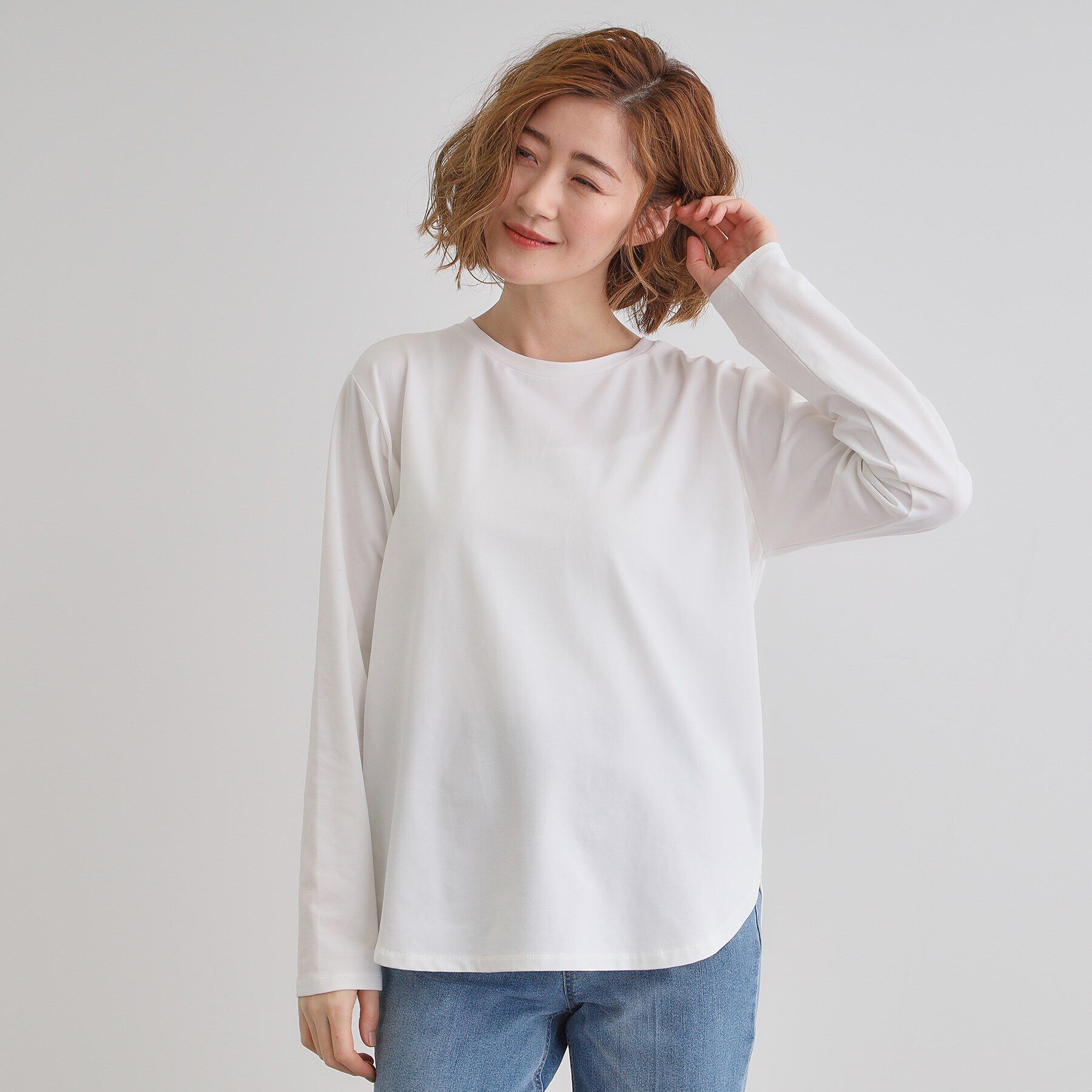 grove「裾テールロンT」|Tシャツ・カットソー|