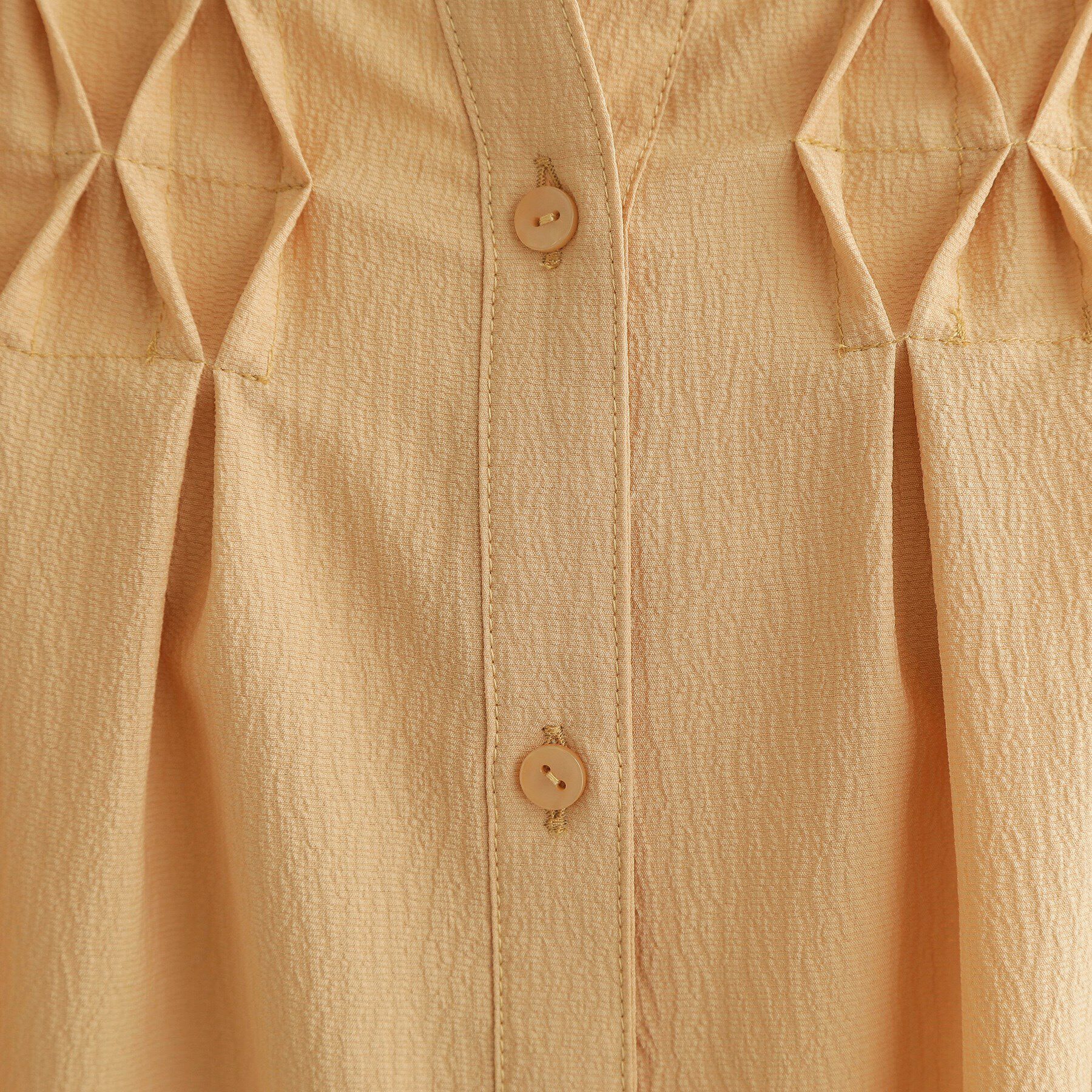 grove「スモッキングタックスキッパーブラウス」|シャツ・ブラウス|