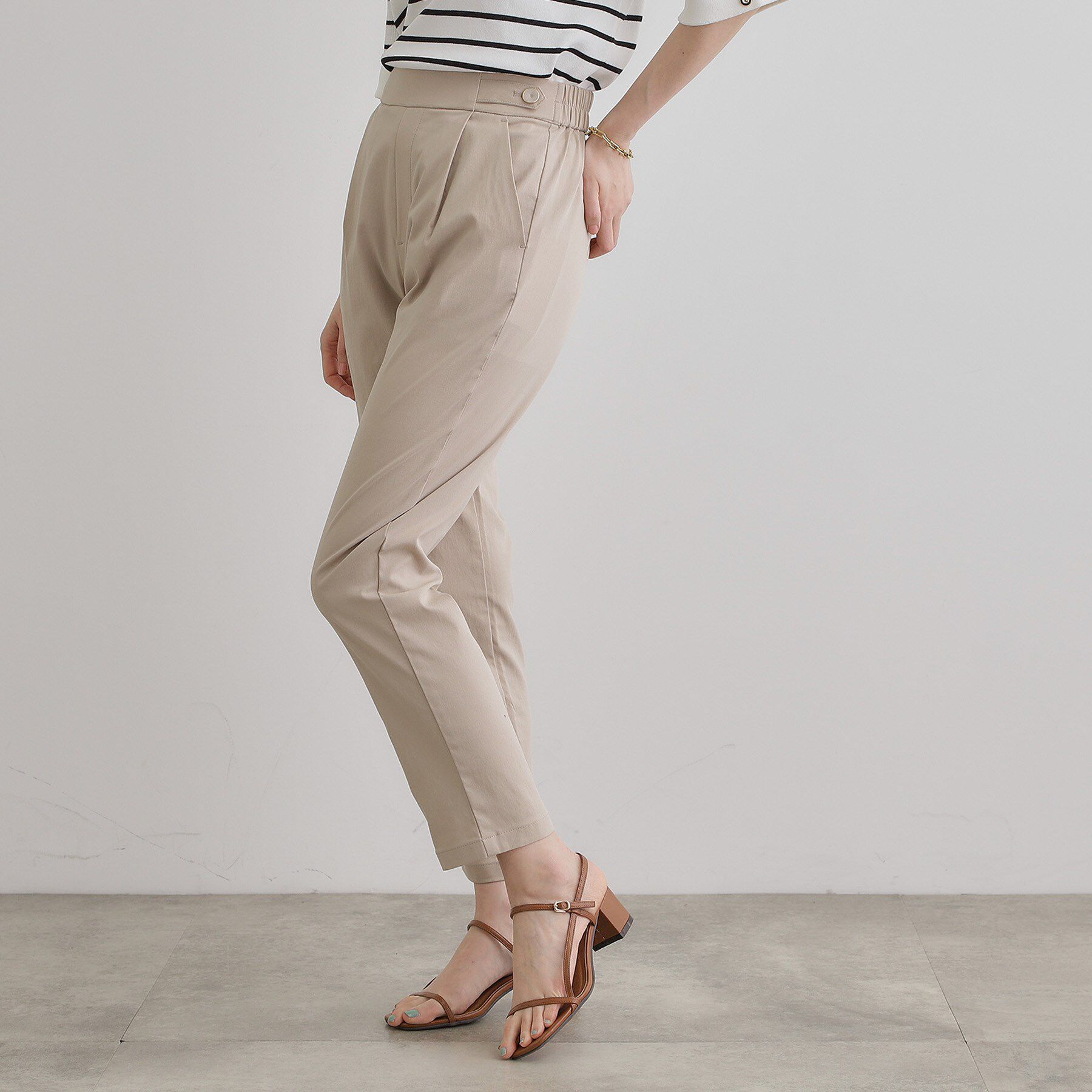 grove「【冷感】サマーハイパーストレッチテーパードパンツ」|その他|