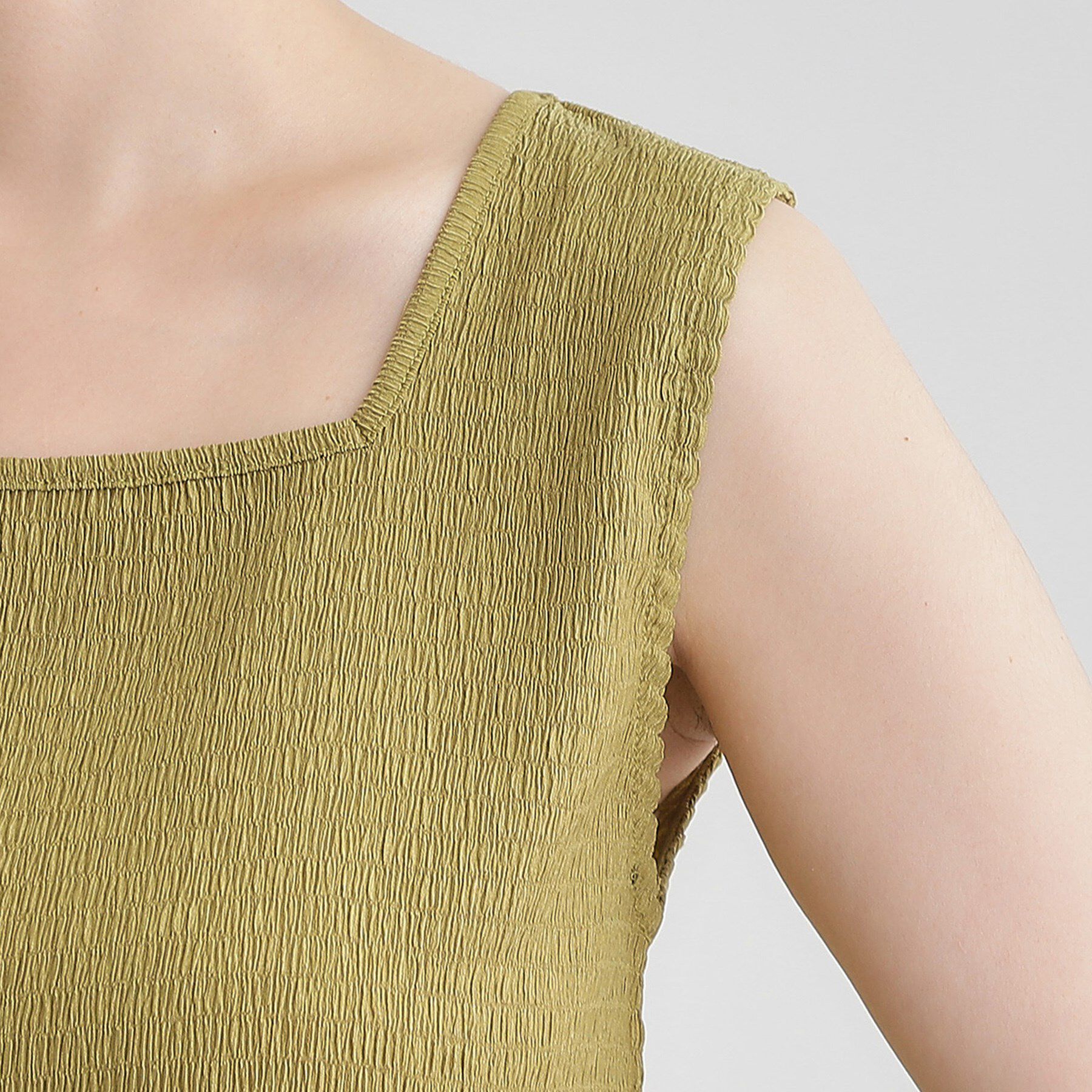 grove「ジャカードスクエアネックタンク」|キャミソール|