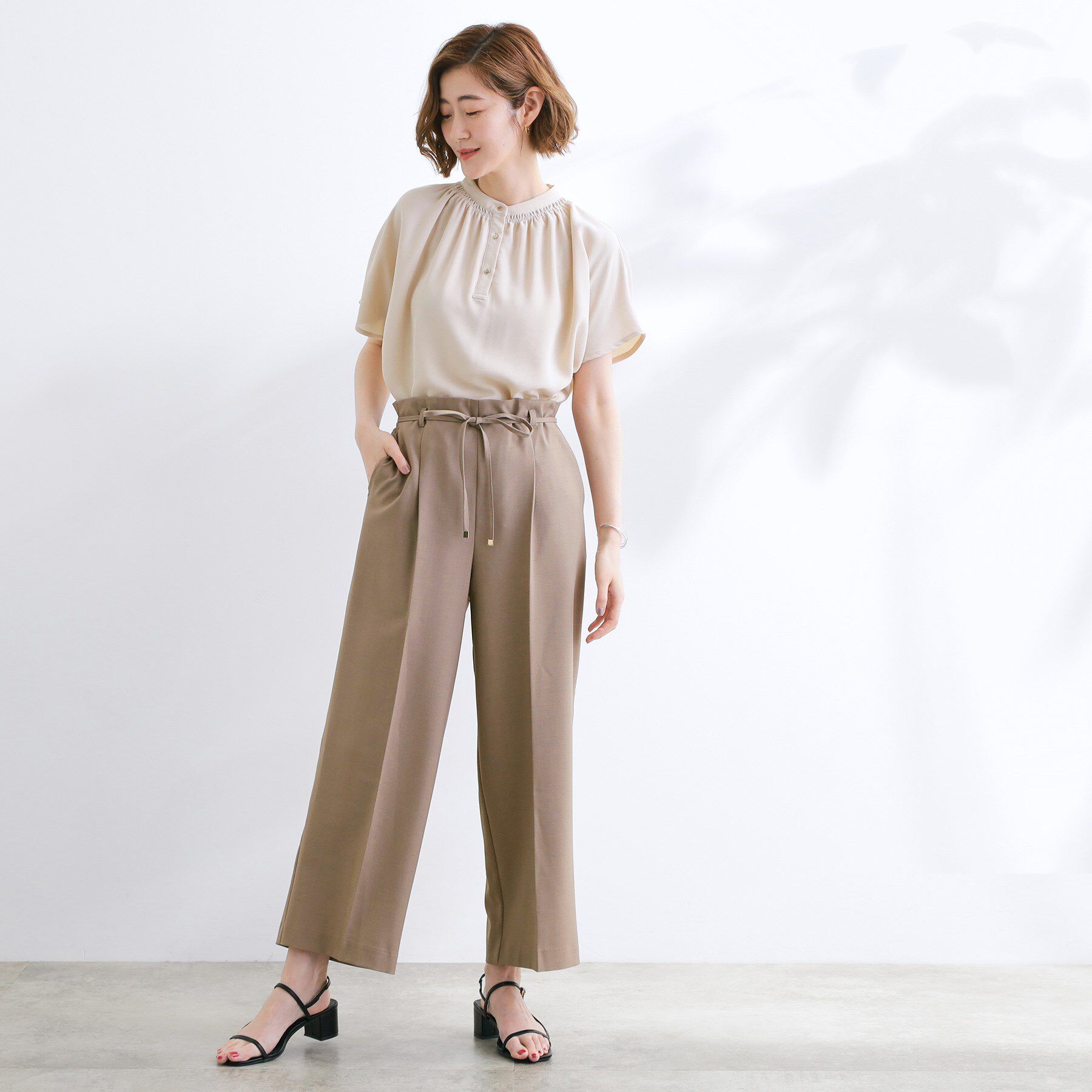 grove「美バランスが叶う　ハイウエストワイドパンツ」|その他|