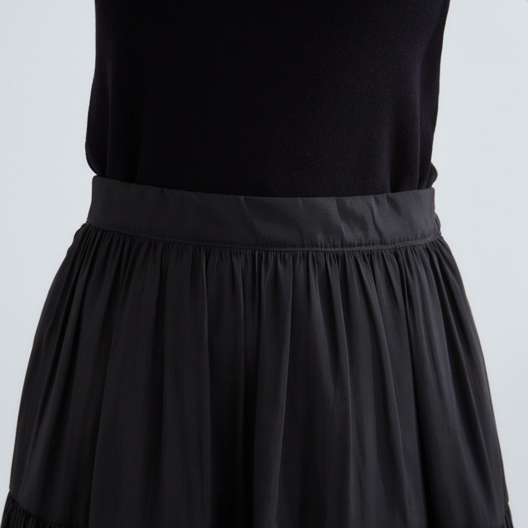 grove「【2点SET】可愛く着まわせる！便利なニットベスト＆スカートセット」|スーツ|