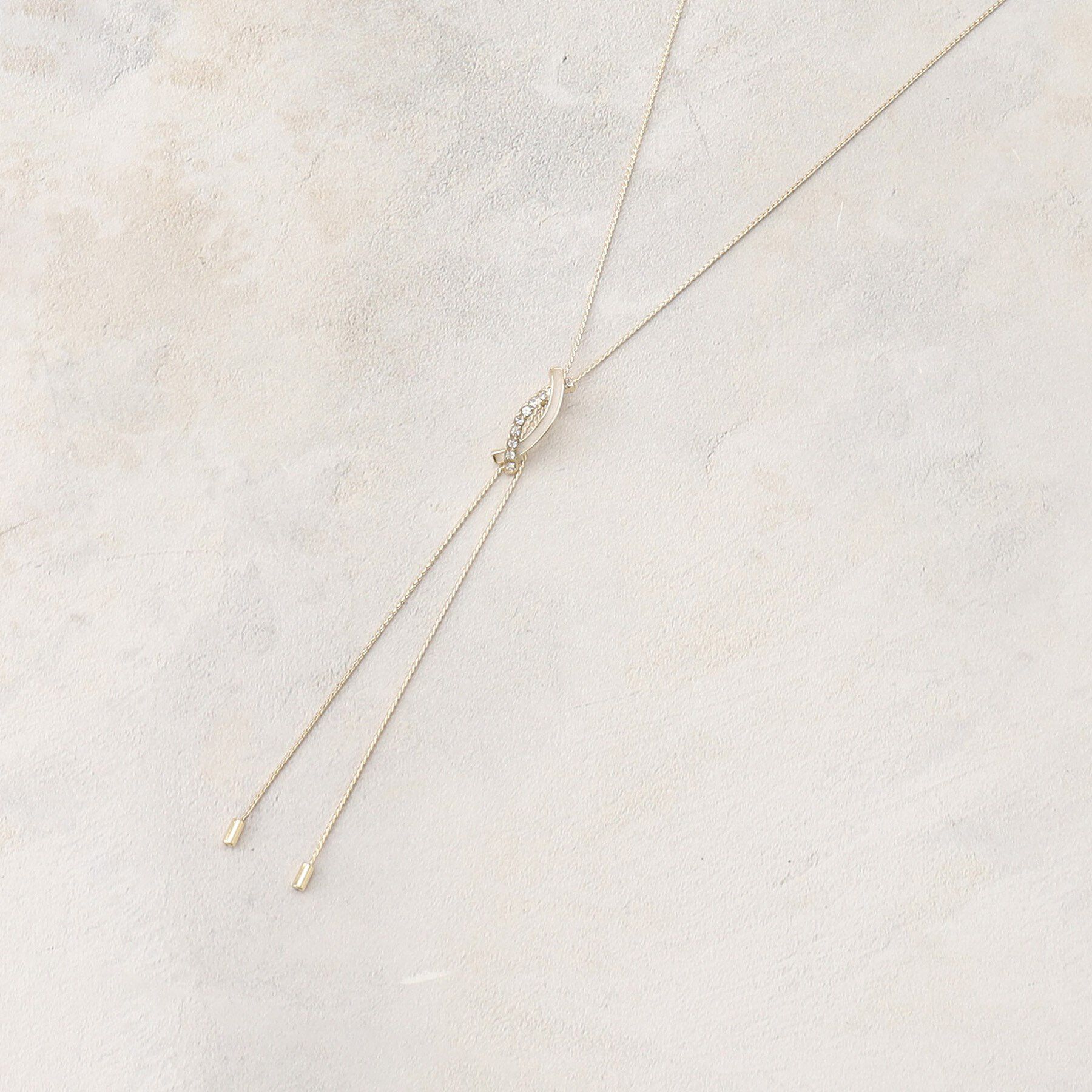 grove「エボビジュースライドネックレス」|ネックレス|アイボリー(004)