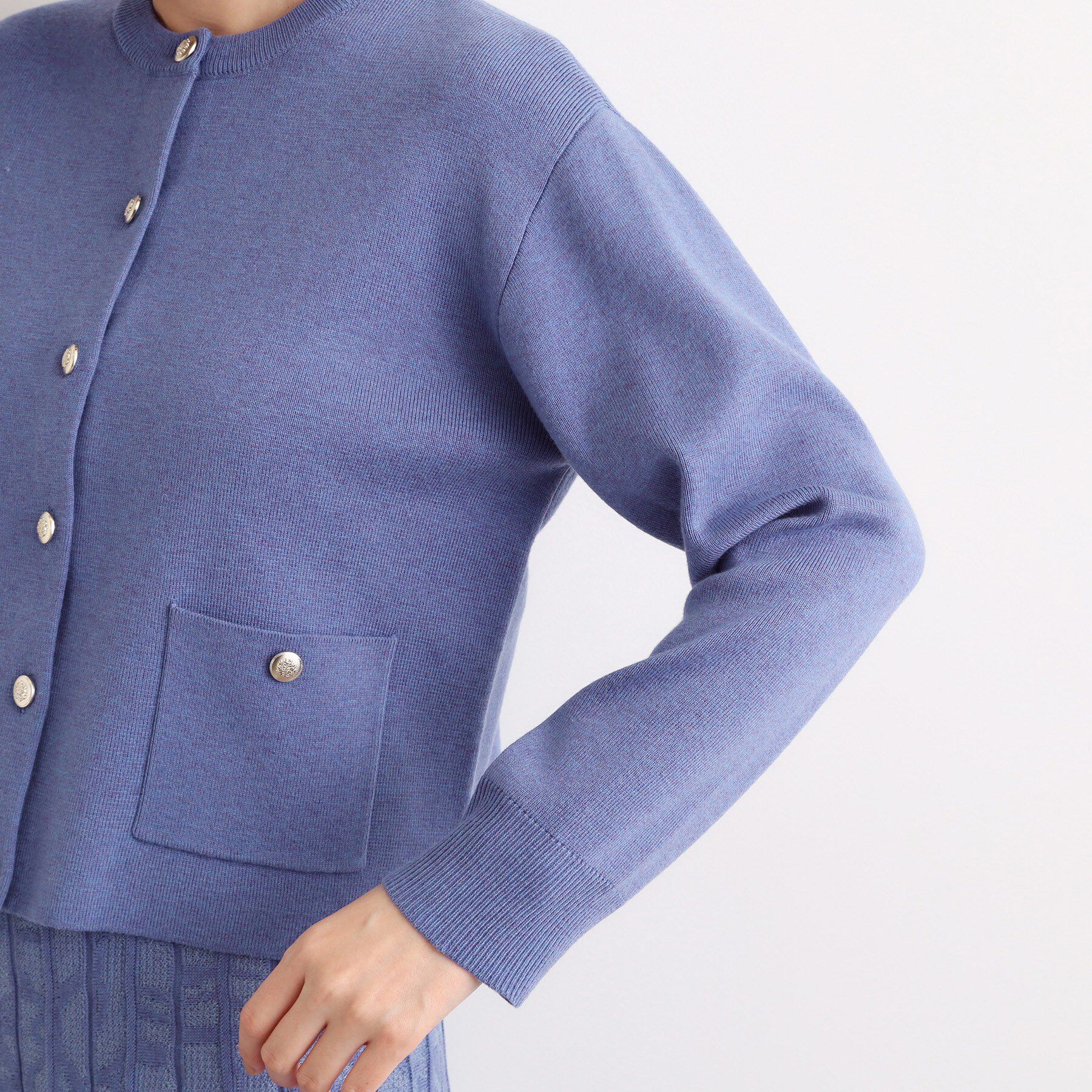 grove「【SET UP対応】ジャケットライク総針カーディガン」|カーディガン|