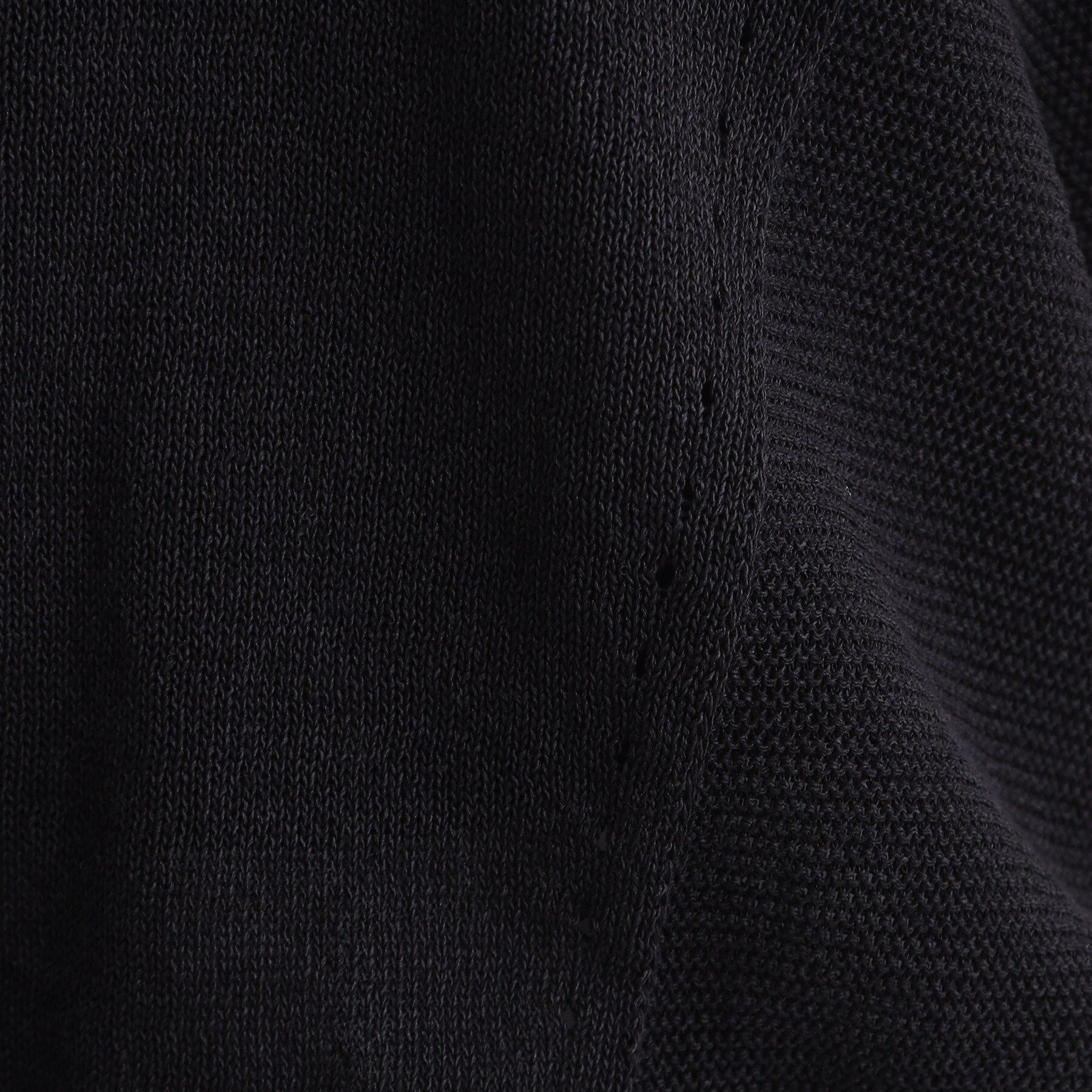 INDIVI「【洗える／サマーニット】無縫製ペーパーヤーンアシメ編地ニット」|ニット・セーター|