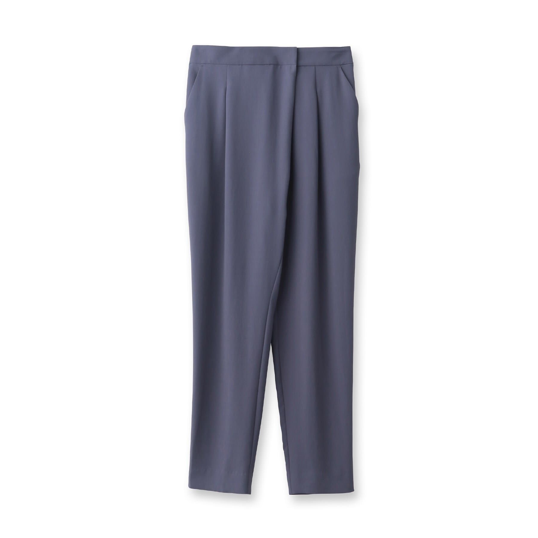 INDIVI「【洗える／UVケア／SETUP可能】ラップ風テーパードパンツ」|その他|