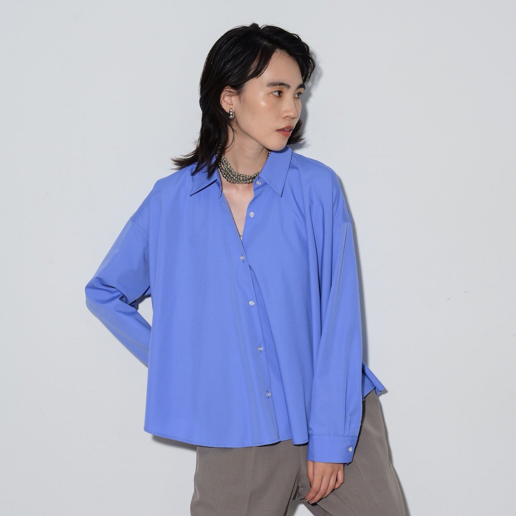 GALLEST「フレアブロードシャツ」|シャツ・ブラウス|