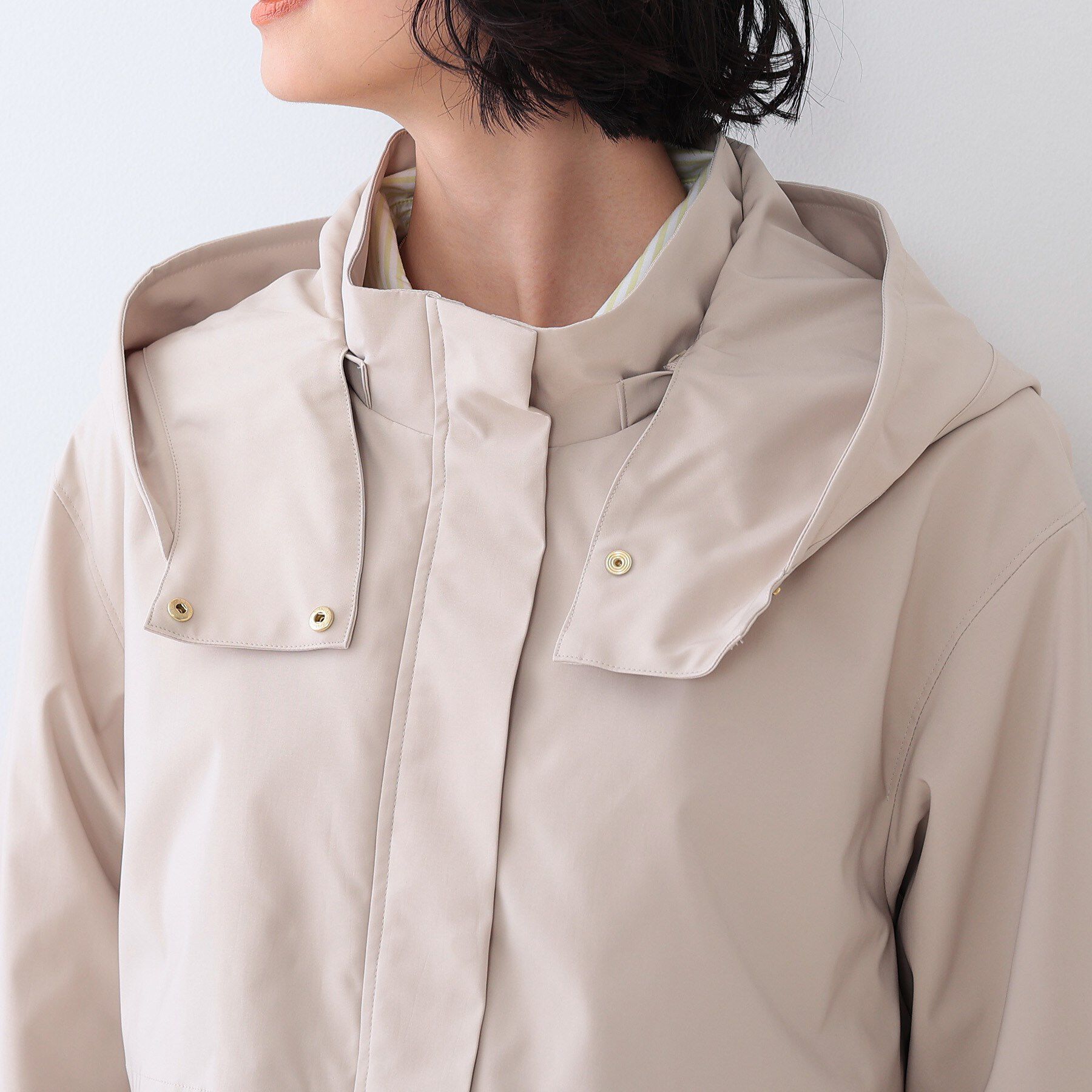 INDIVI「【撥水／UVケア】マルチWAYマウンテンパーカ」|ブルゾン・スタジャン|