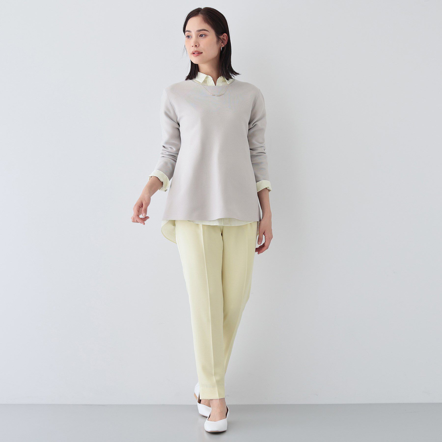 INDIVI「【着る日傘/遮熱/UVケア】タックテーパードパンツ」|その他|