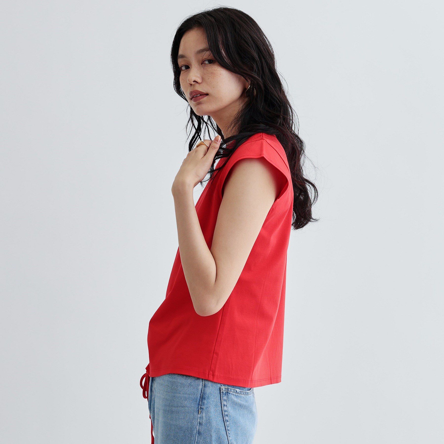 GALLEST「イレギュラーシャーリングヘムカットソー」|Tシャツ・カットソー|