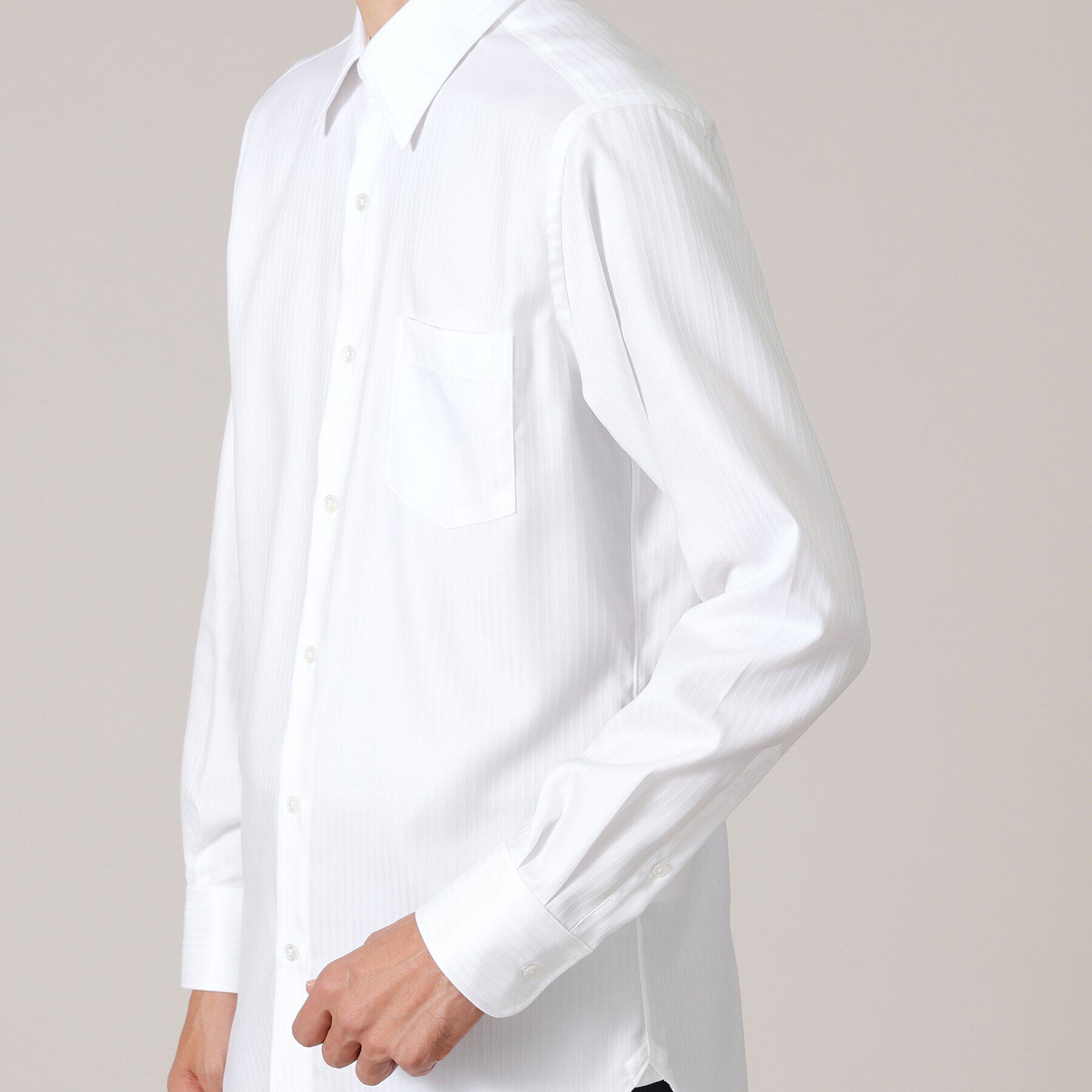 TAKEO KIKUCHI「【Made in JAPAN】ドビーストライプ ドレス シャツ」|シャツ・ブラウス|