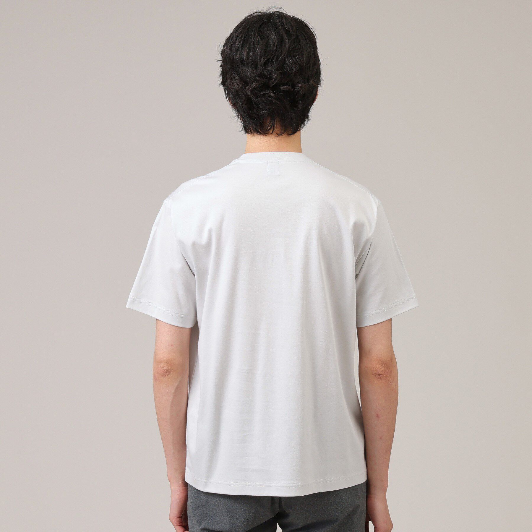 TAKEO KIKUCHI「【刺繍ロゴT】スムース ワンポイント Tシャツ」|Tシャツ・カットソー|