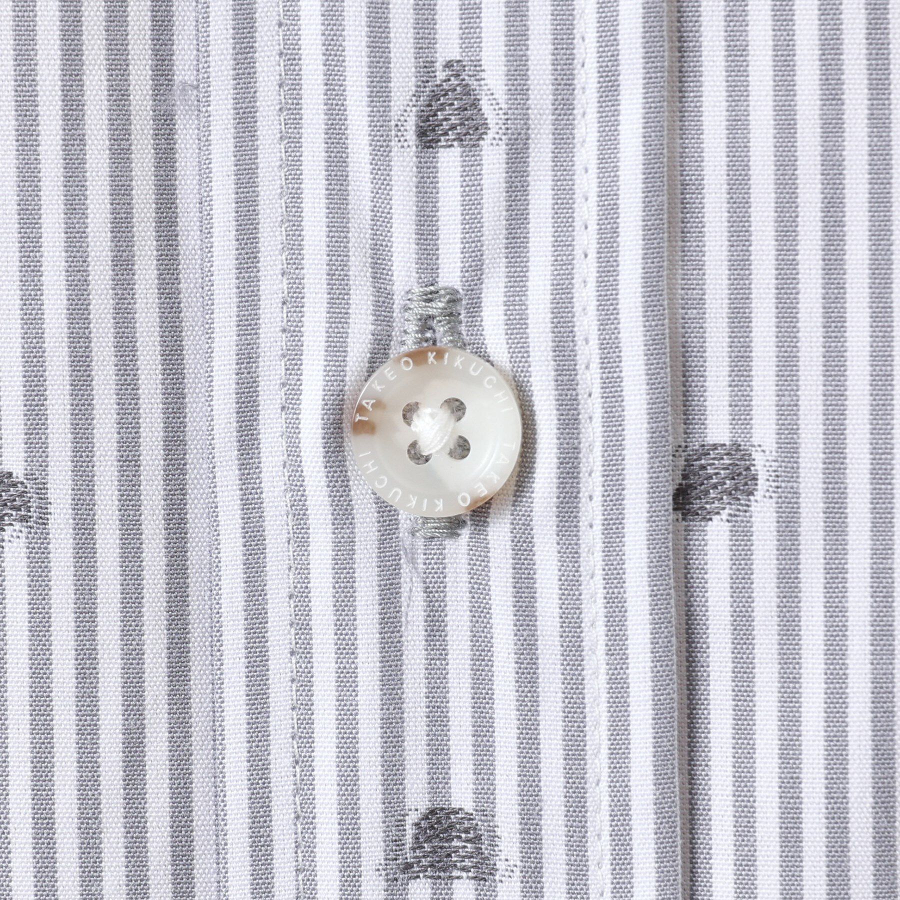 TAKEO KIKUCHI「ハットモチーフ ジャカード ストライプ シャツ」|シャツ・ブラウス|