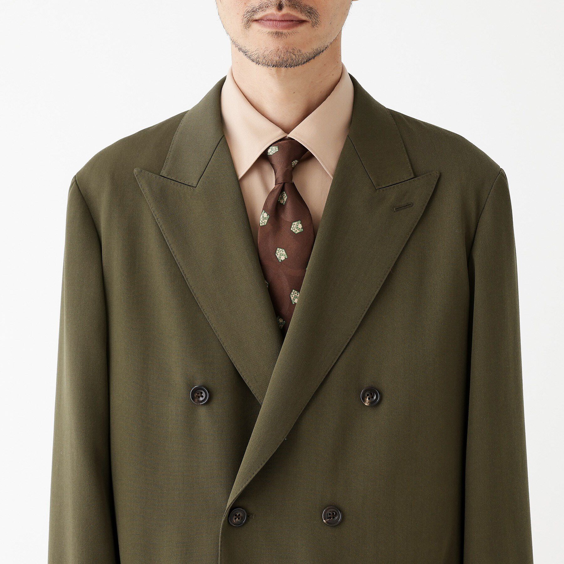 TAKEO KIKUCHI「【THE FLAGSHIP】ギャバ ダブルジャケット」|テーラードジャケット|