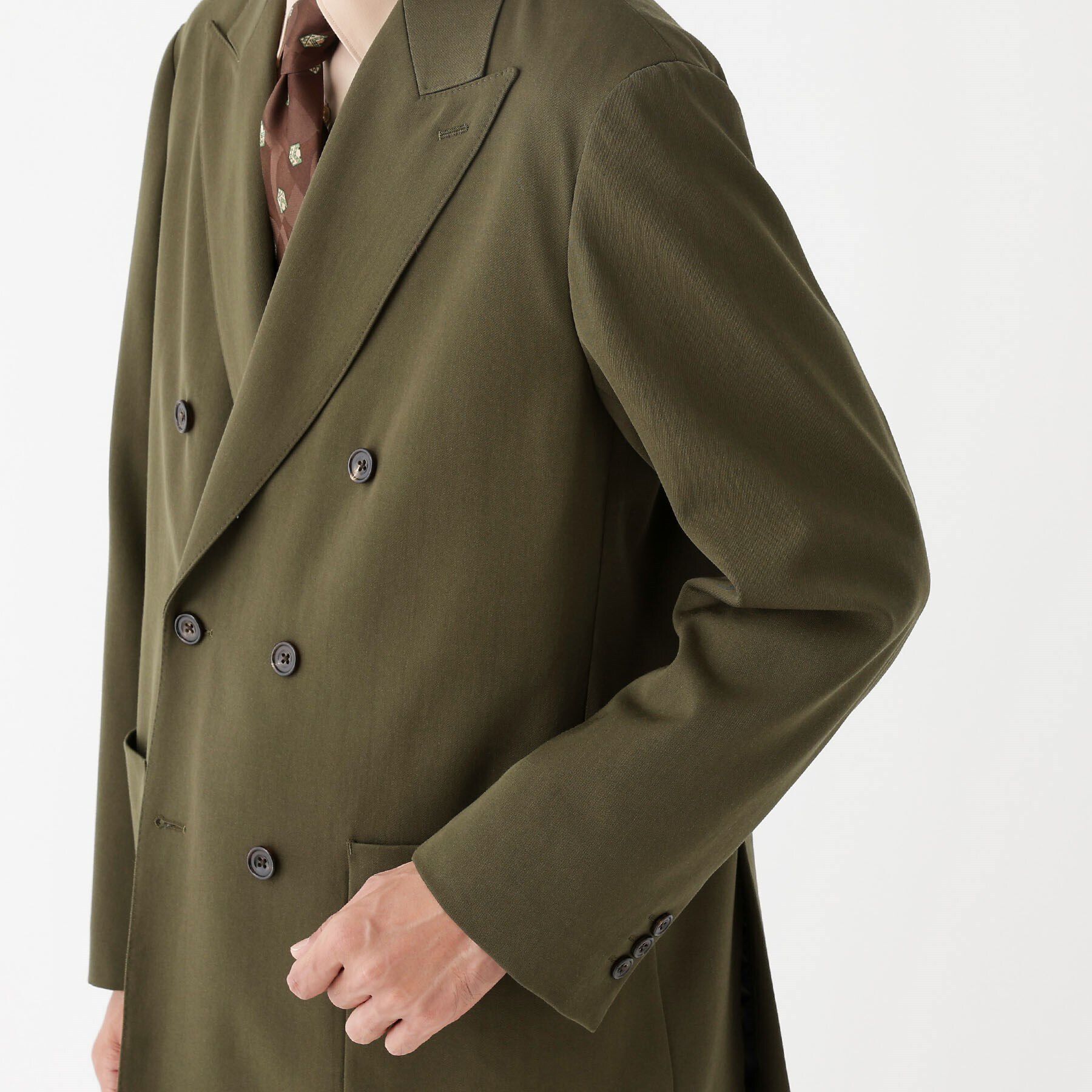 TAKEO KIKUCHI「【THE FLAGSHIP】ギャバ ダブルジャケット」|テーラードジャケット|