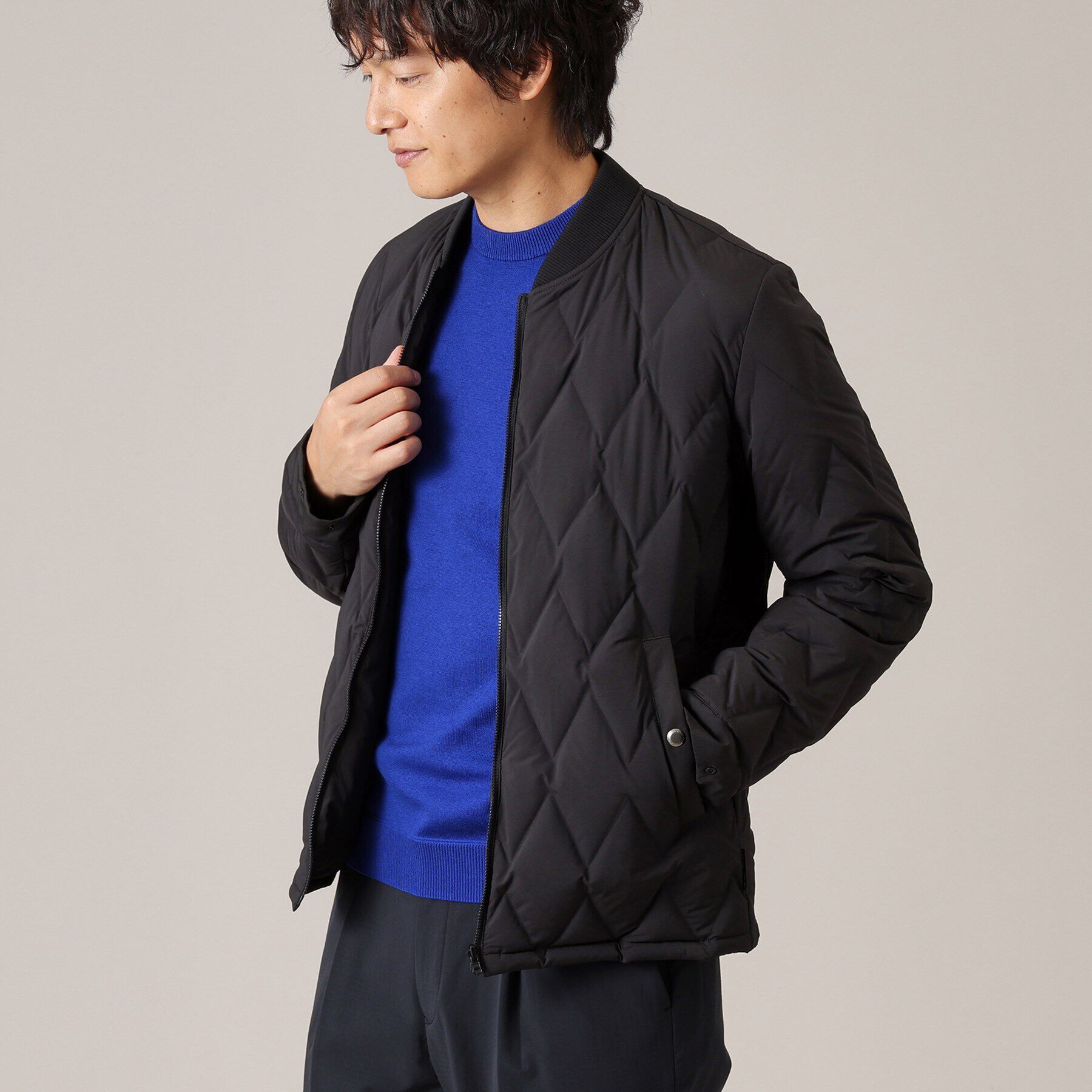 TAKEO KIKUCHI「【軽量アウター】エレクティブ キルト ブルゾン」|ダウン|