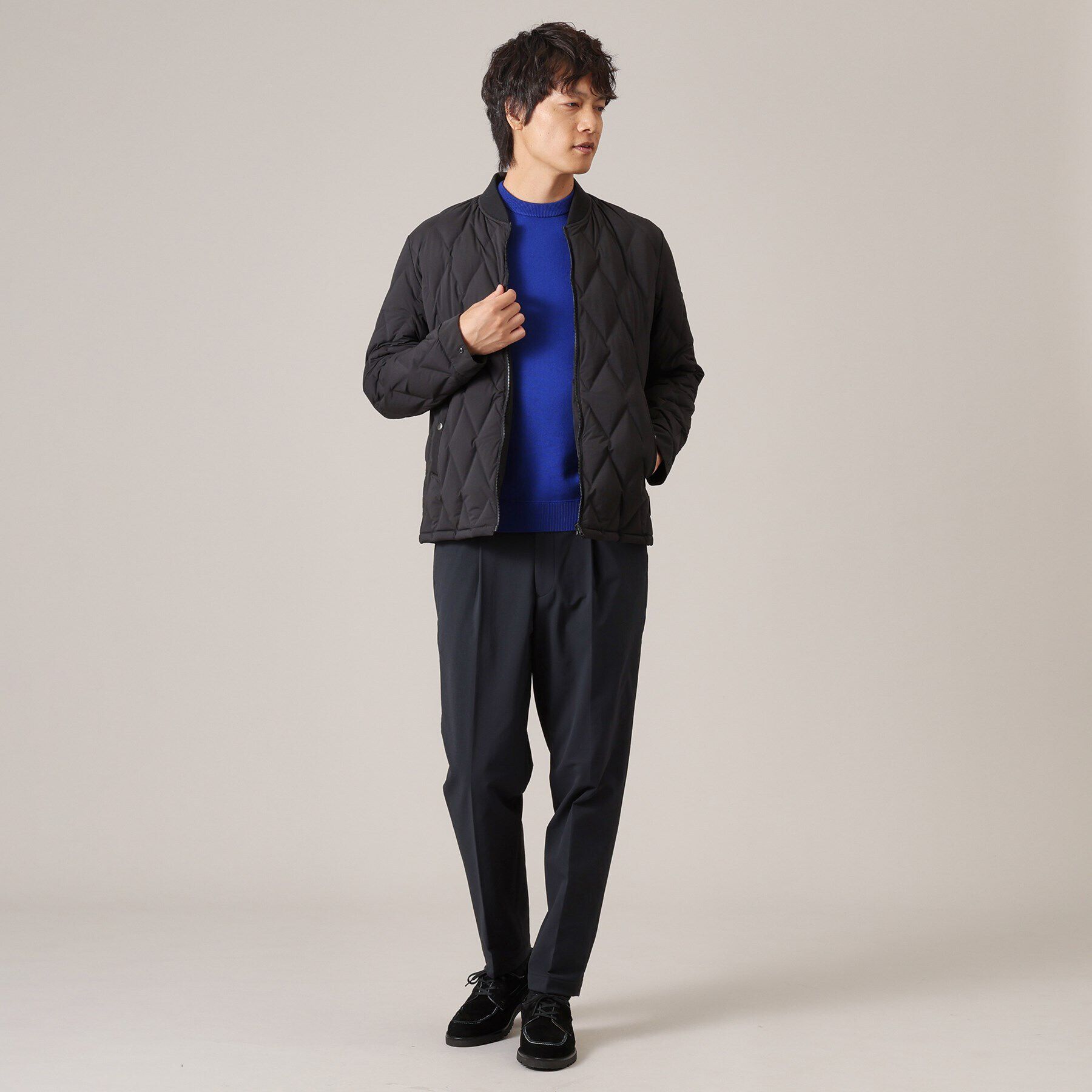 TAKEO KIKUCHI「【軽量アウター】エレクティブ キルト ブルゾン」|ダウン|