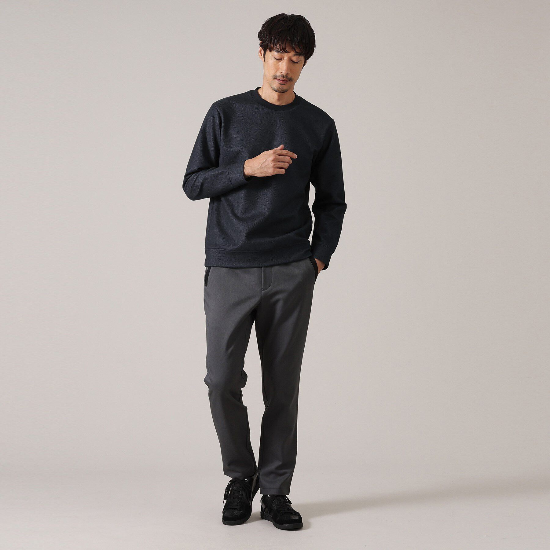 TAKEO KIKUCHI「【DOWN FABRIC】ダウンファブリック プルオーバー スウェット」|パーカー|