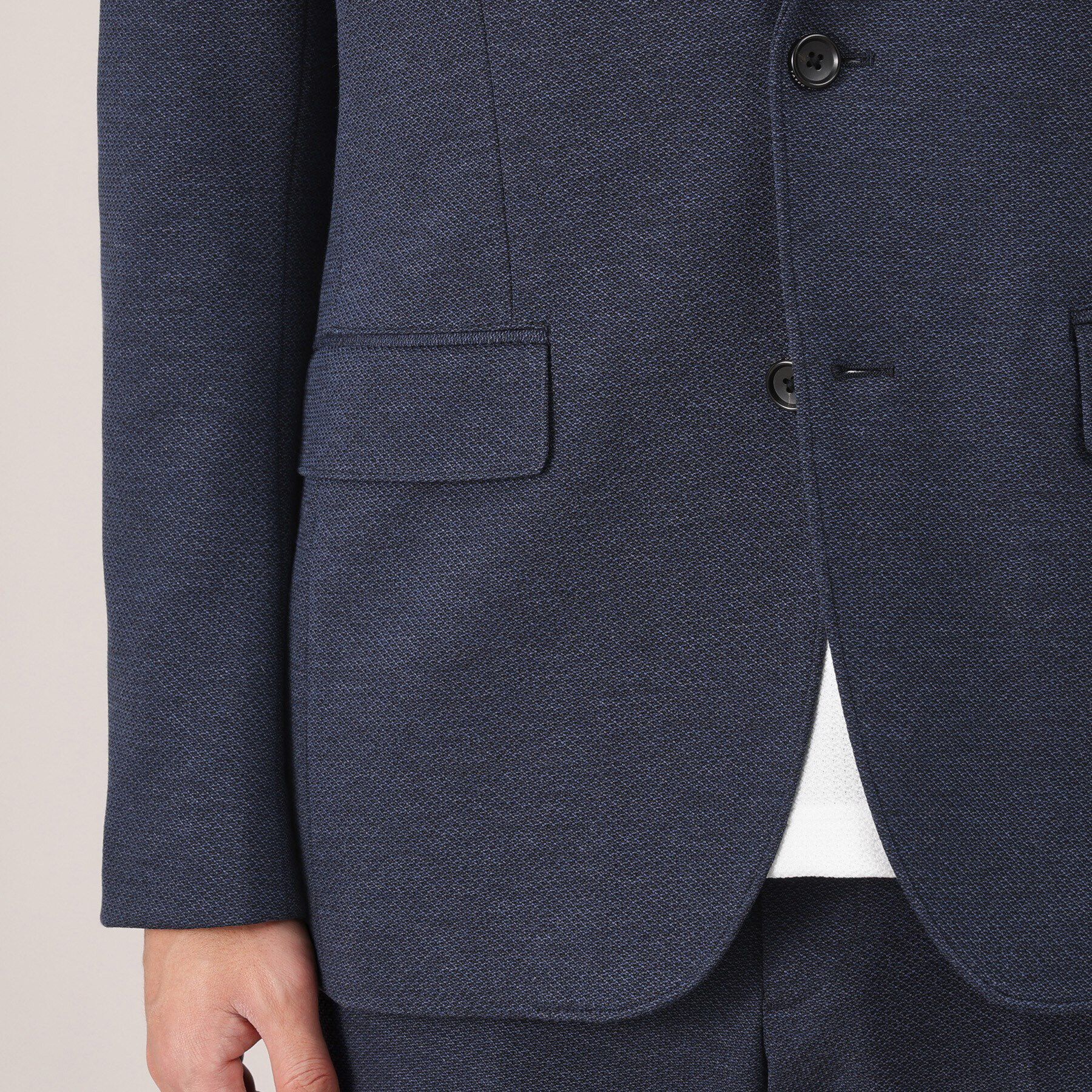 TAKEO KIKUCHI「メランジ ハニカム ストレッチ ジャケット」|テーラードジャケット|