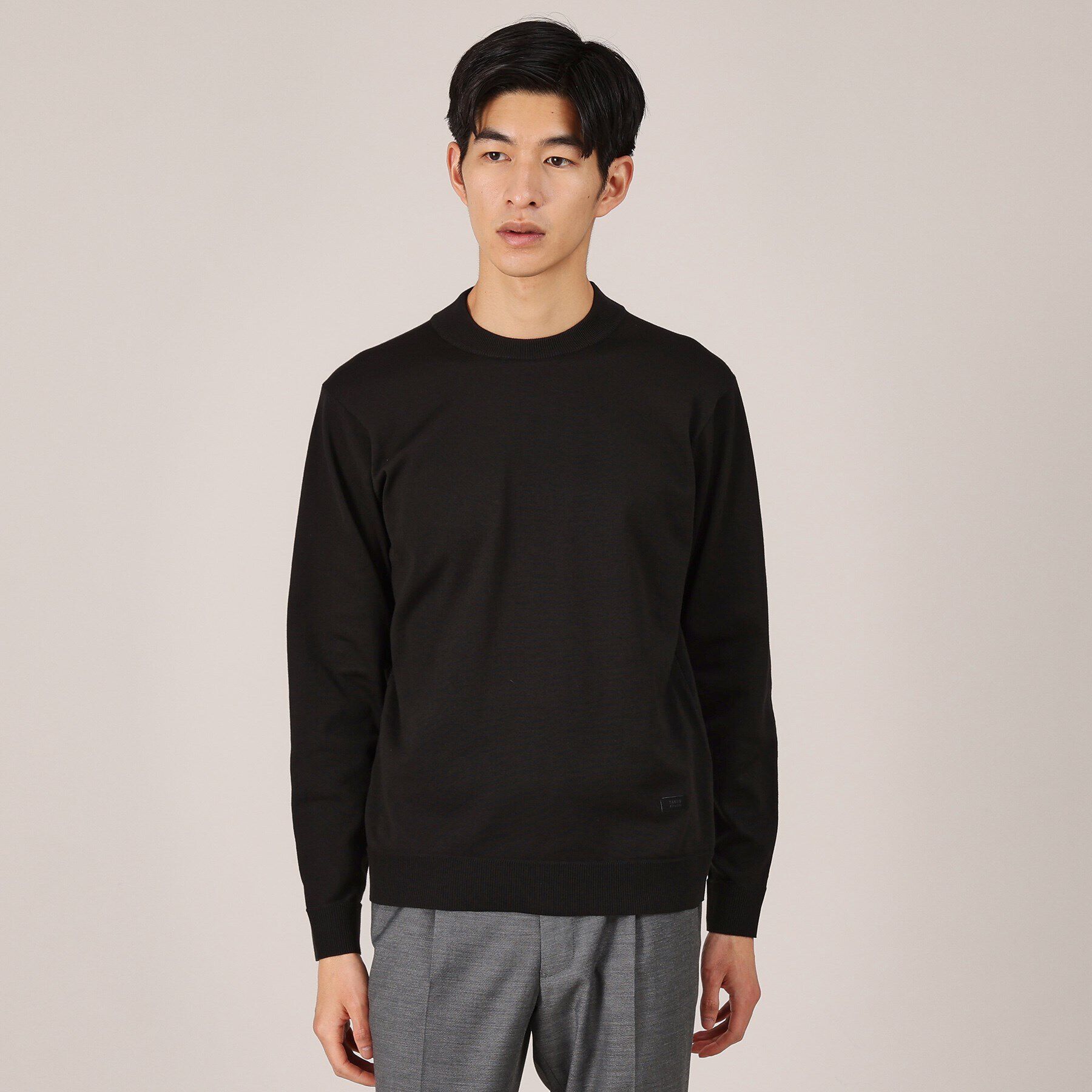 TAKEO KIKUCHI「【ジャケット対応】テーラードネック プルオーバー ニット」|ニット・セーター|