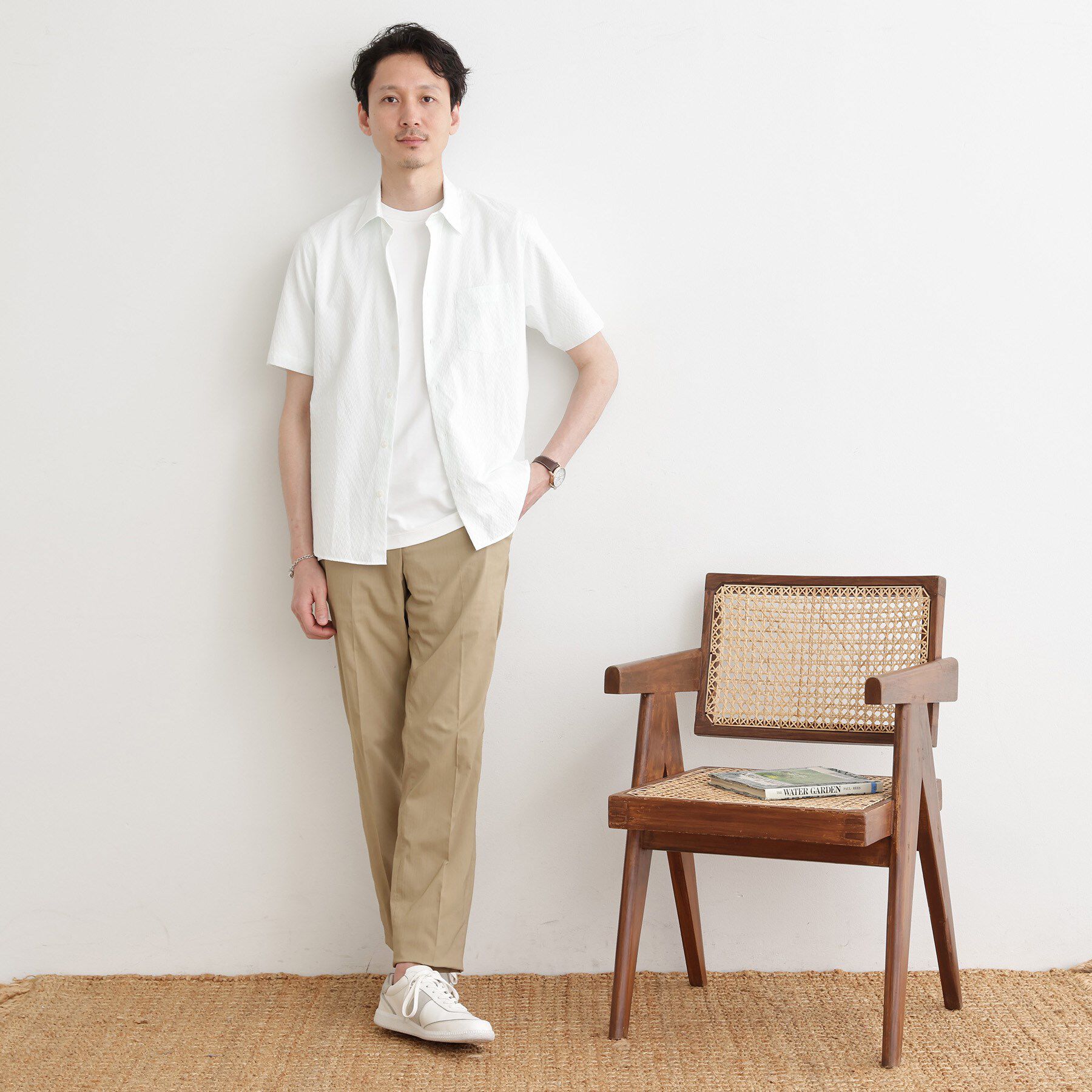 TAKEO KIKUCHI「【播州織り】ドビーストレッチシャツ」|シャツ・ブラウス|