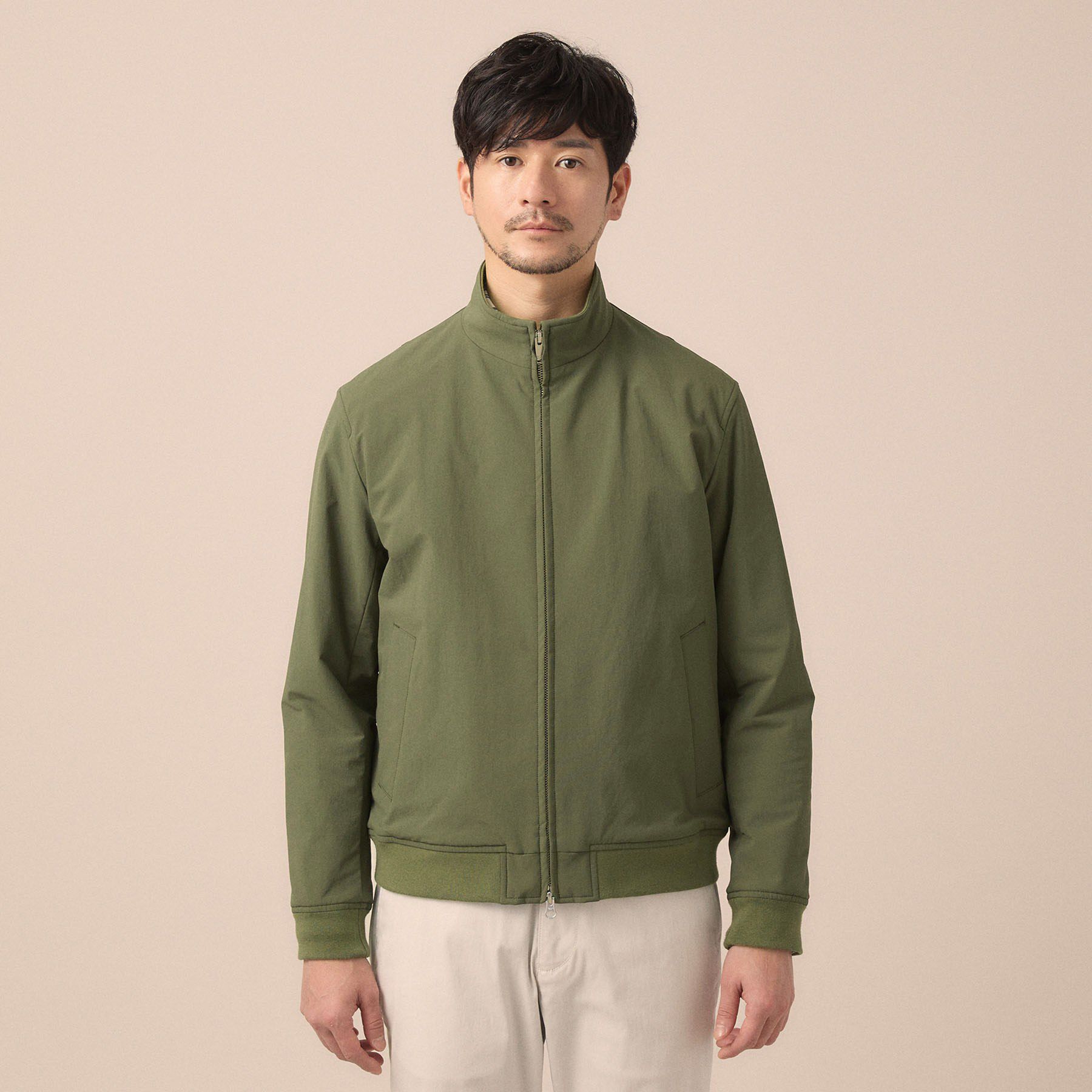TAKEO KIKUCHI「スタンドカラー ショート リブ ブルゾン」|ブルゾン・スタジャン|