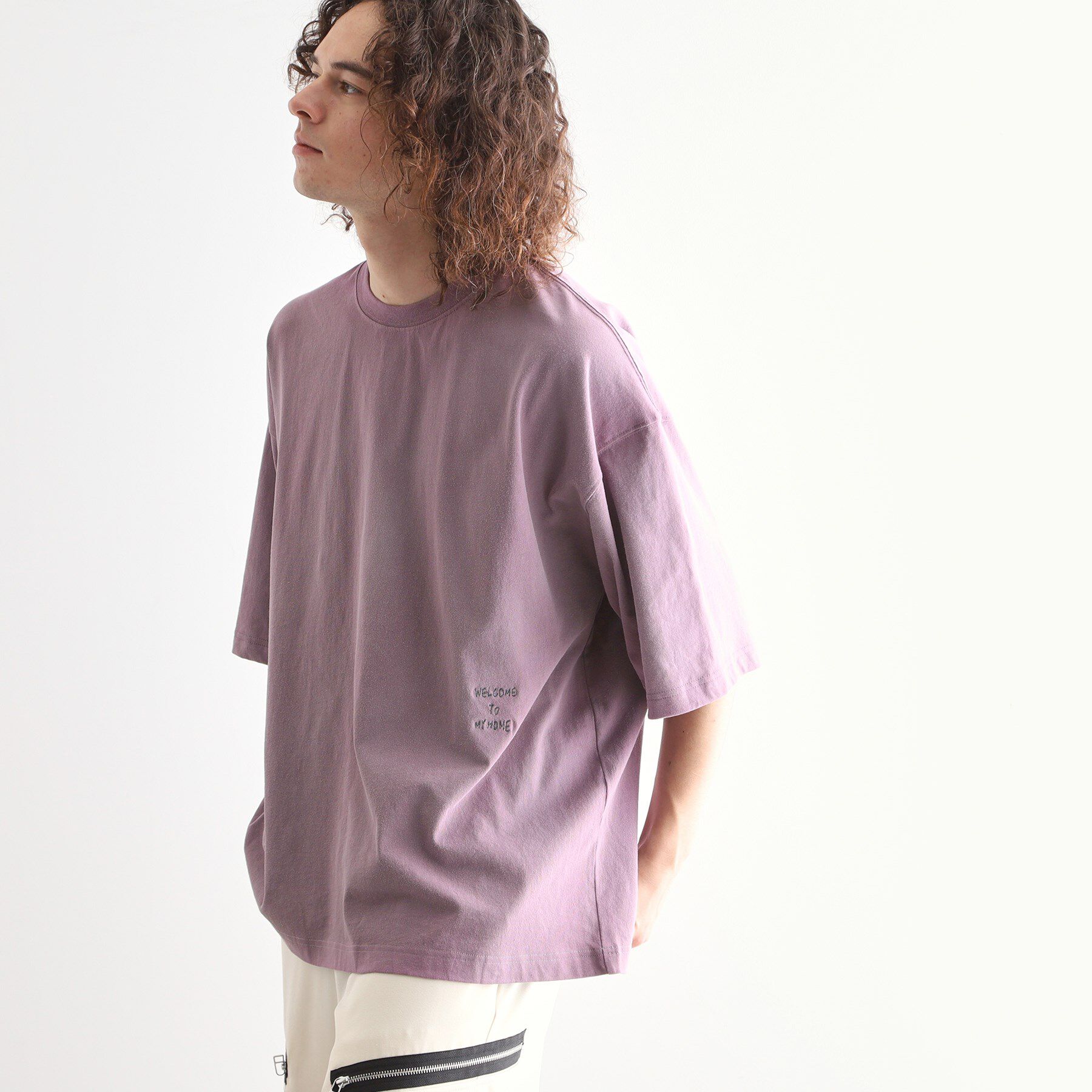 tk.TAKEO KIKUCHI「ヴィンテージライクTシャツ/ヴィンテージ加工/半袖Tシャツ」|Tシャツ・カットソー|ピンク(071)