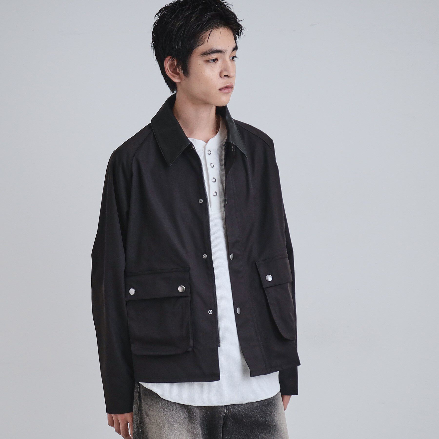 tk.TAKEO KIKUCHI「クラシックハンティングジャケット」|ブルゾン・スタジャン|