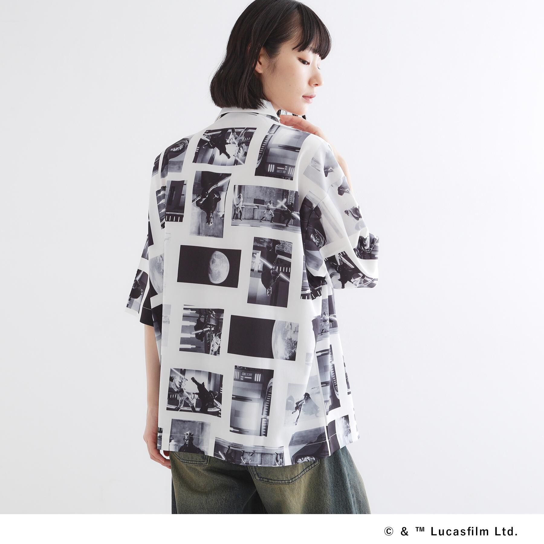tk.TAKEO KIKUCHI「【STAR WARS】Capsule Collection 2WAY半袖シャツ」|シャツ・ブラウス|