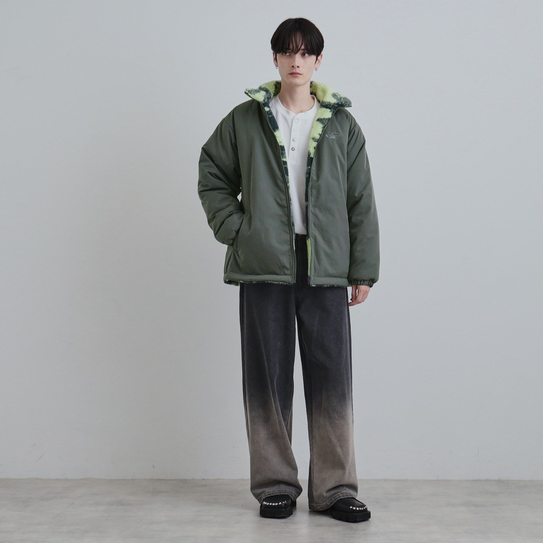 tk.TAKEO KIKUCHI「【WEB限定】リバーシブルボアブルゾン」|ブルゾン・スタジャン|